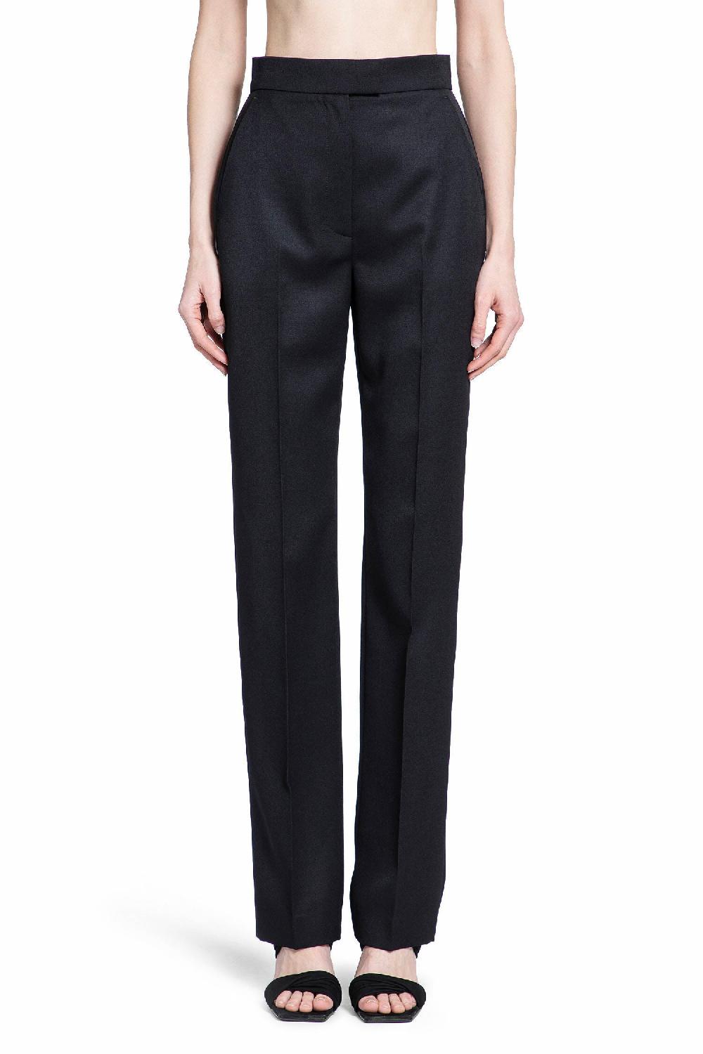 Antonioli ALEXANDER MCQUEEN WOMAN BLACK TROUSERS Negozi Online