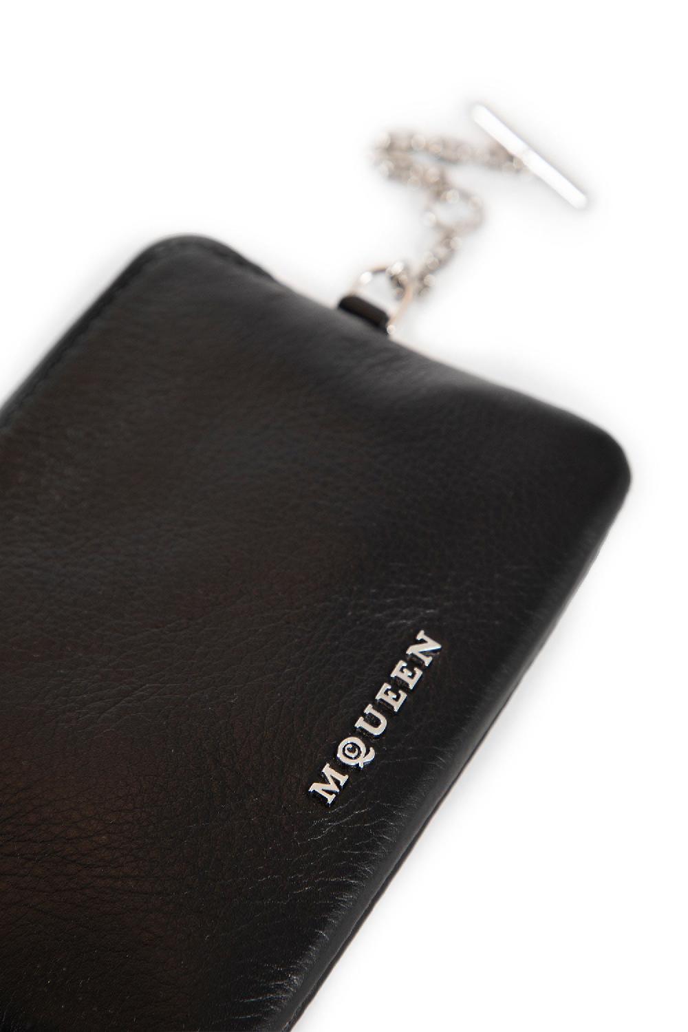 Antonioli ALEXANDER MCQUEEN WOMAN BLACK WALLETS & CARDHOLDERS Consegna Veloce