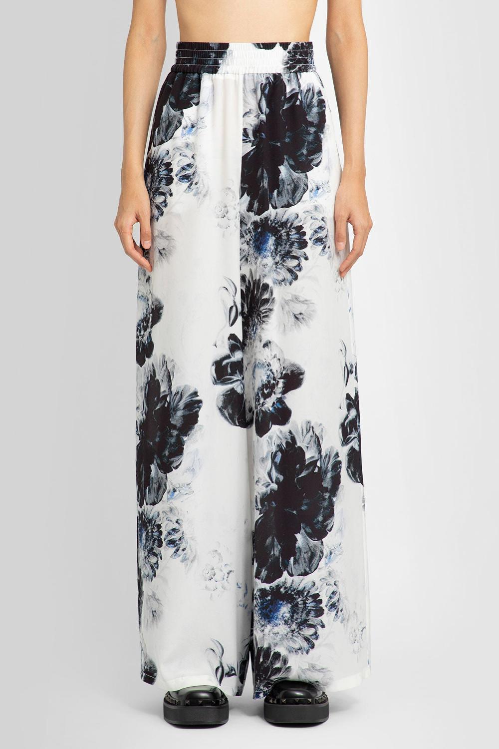 Antonioli ALEXANDER MCQUEEN WOMAN BLACK&WHITE TROUSERS Prezzo Ridotto