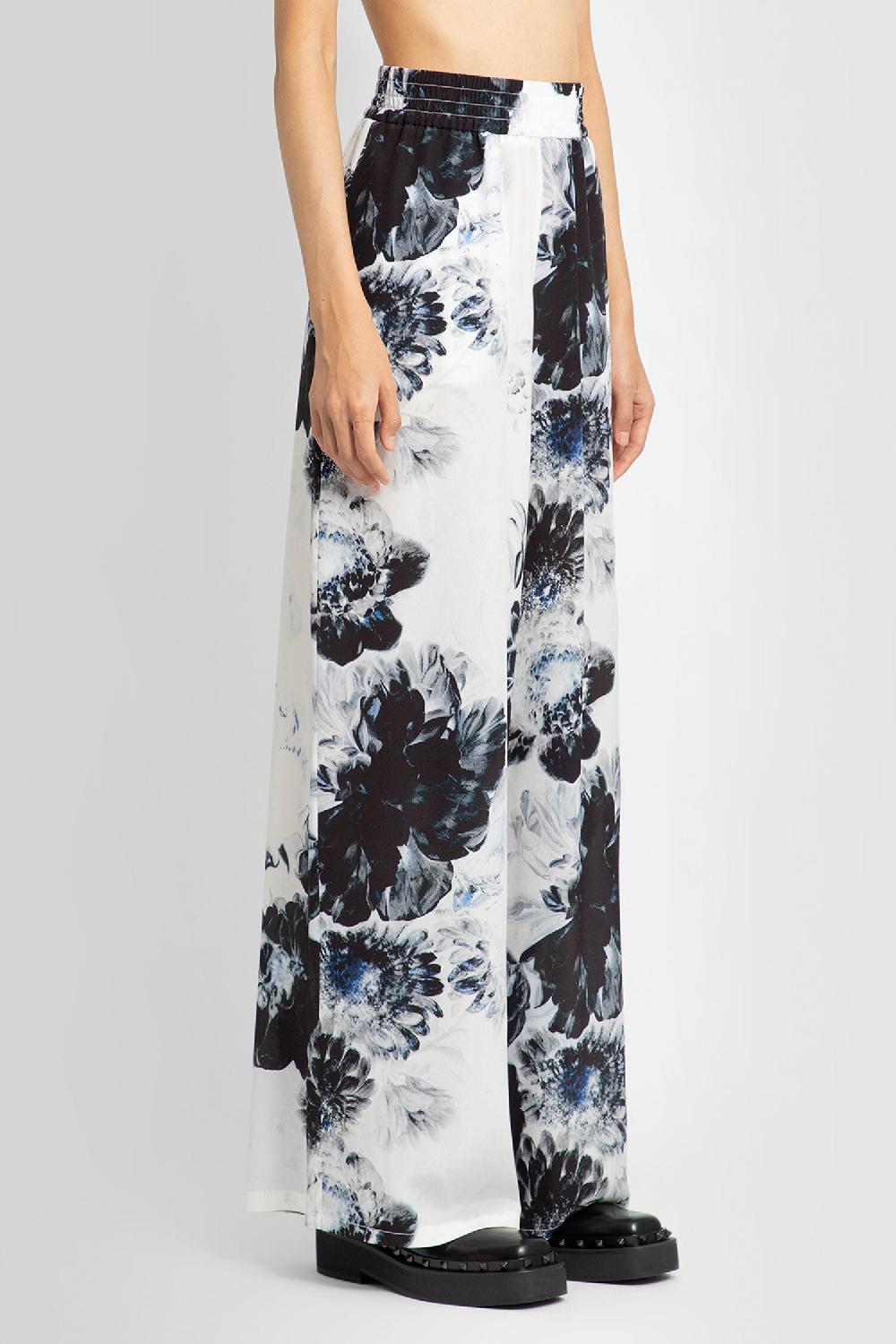 Antonioli ALEXANDER MCQUEEN WOMAN BLACK&WHITE TROUSERS Prezzo Ridotto