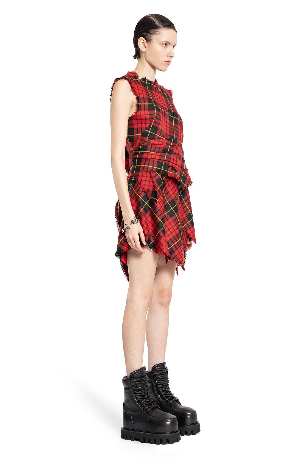 Antonioli ALEXANDER MCQUEEN WOMAN RED DRESSES Saldi