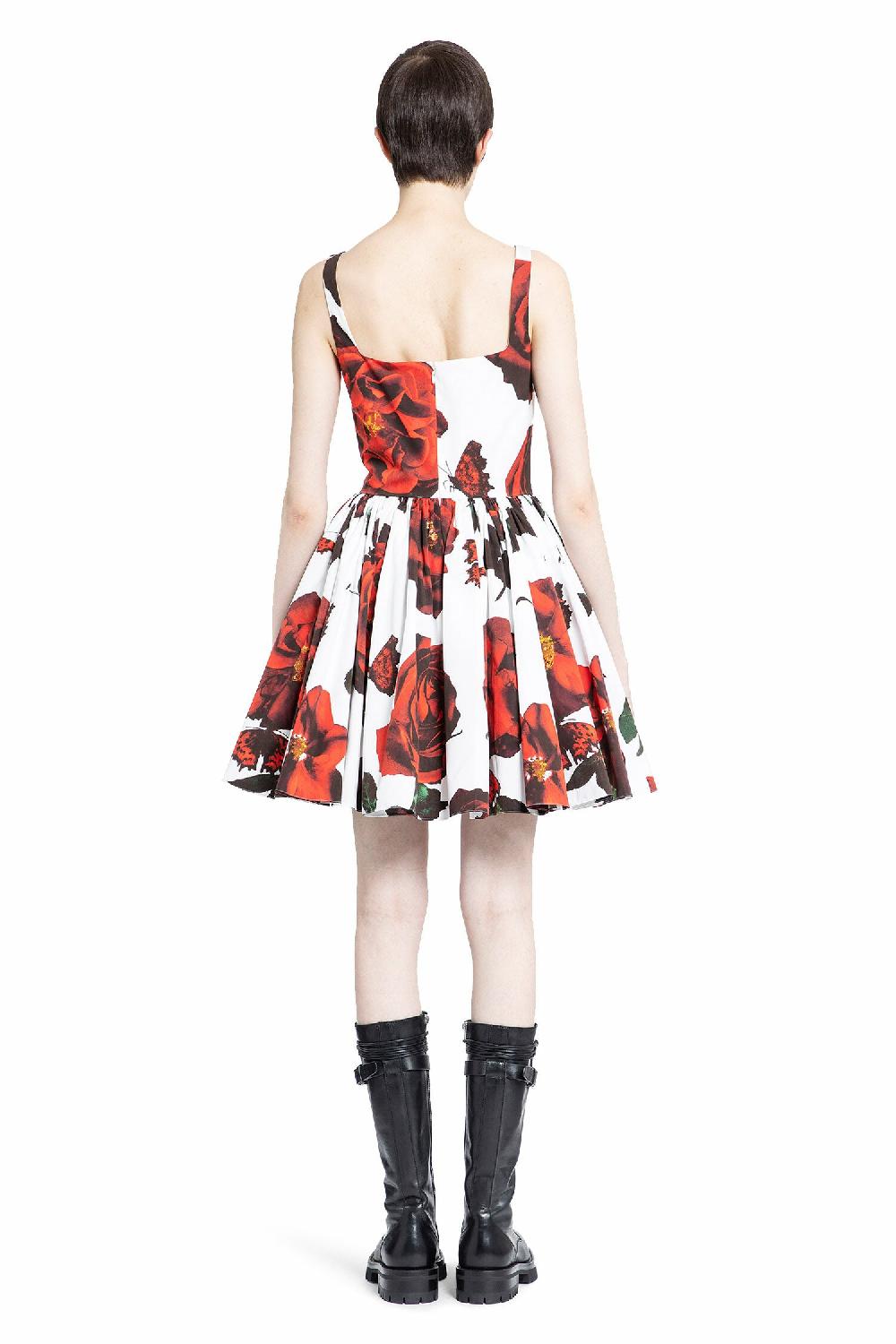 Antonioli ALEXANDER MCQUEEN WOMAN WHITE DRESSES Saldi Di Fabbrica