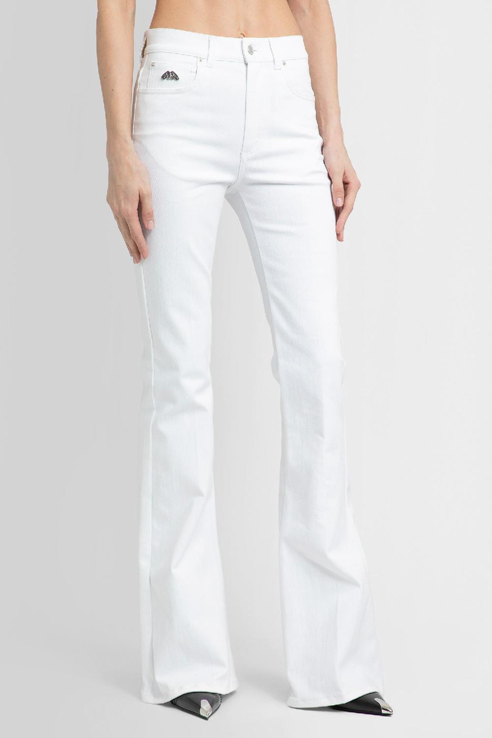 Antonioli ALEXANDER MCQUEEN WOMAN WHITE JEANS I Più Venduti
