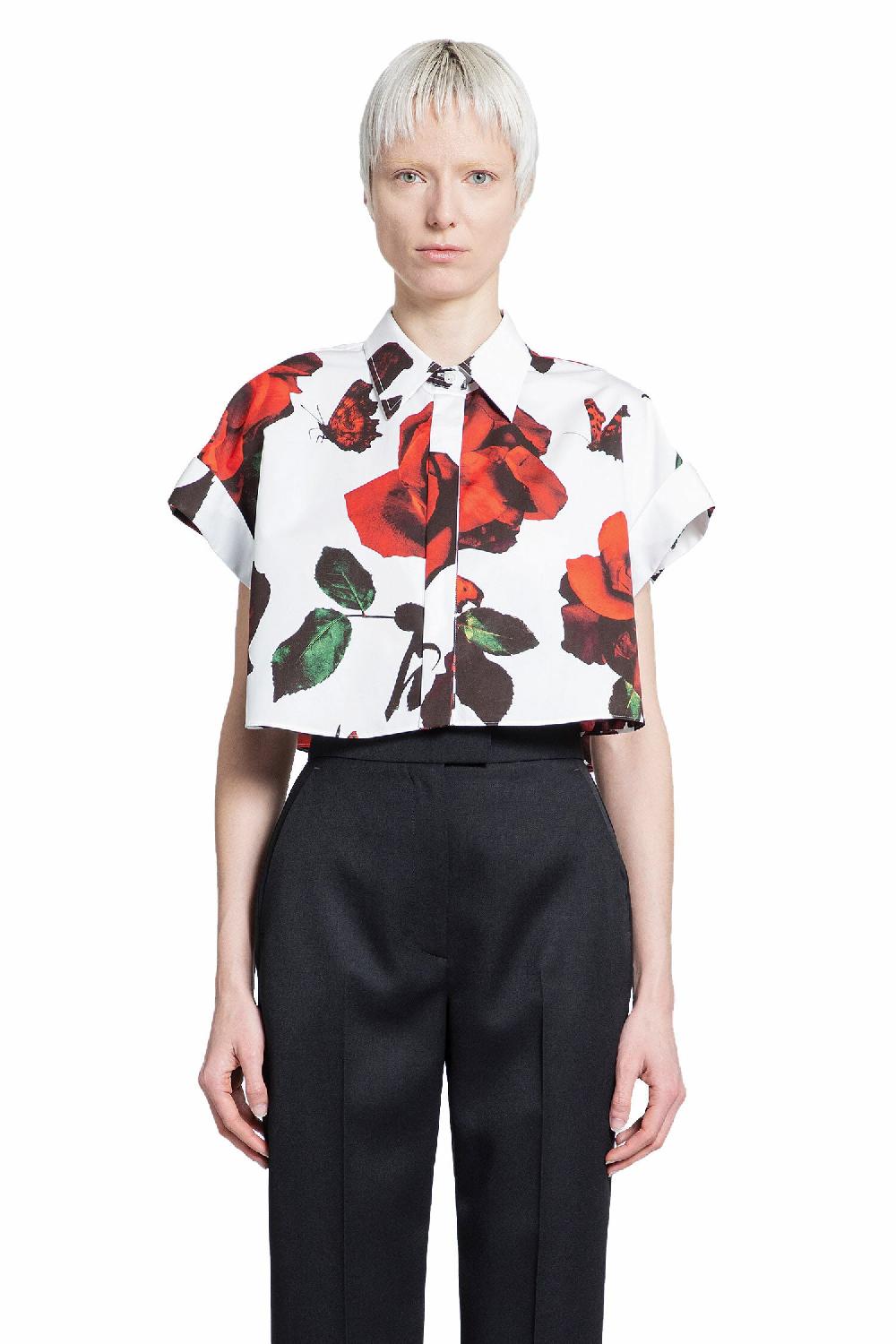 Antonioli ALEXANDER MCQUEEN WOMAN WHITE SHIRTS Vendite Flash