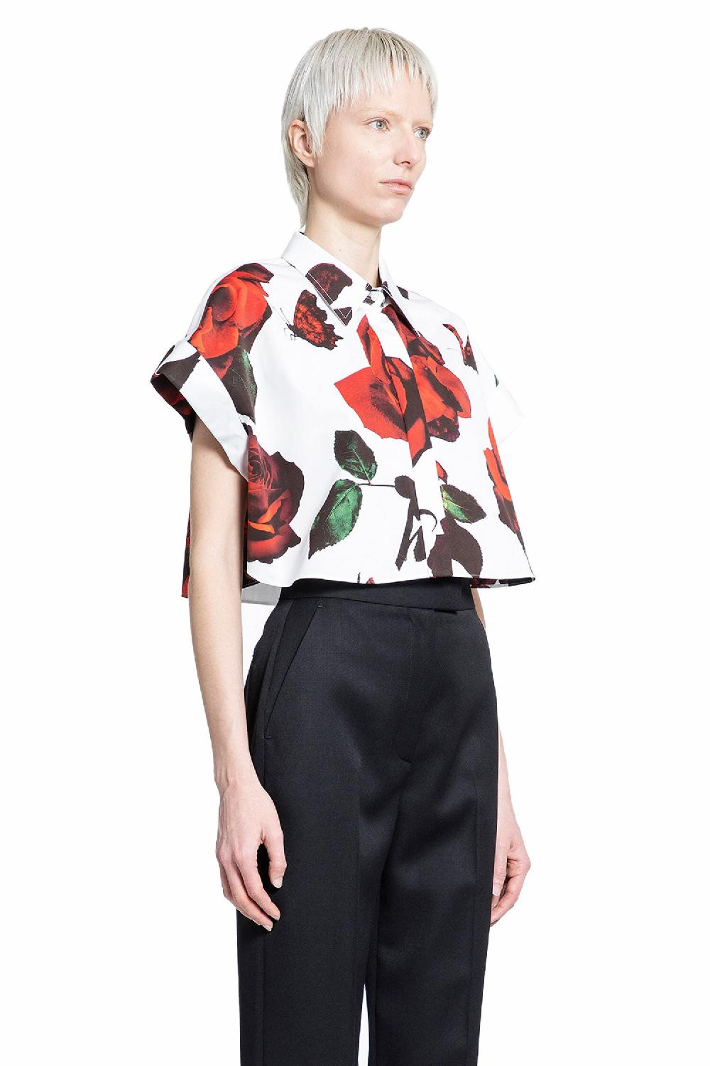 Antonioli ALEXANDER MCQUEEN WOMAN WHITE SHIRTS Vendite Flash