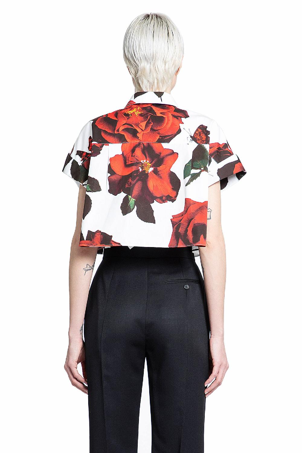 Antonioli ALEXANDER MCQUEEN WOMAN WHITE SHIRTS Vendite Flash