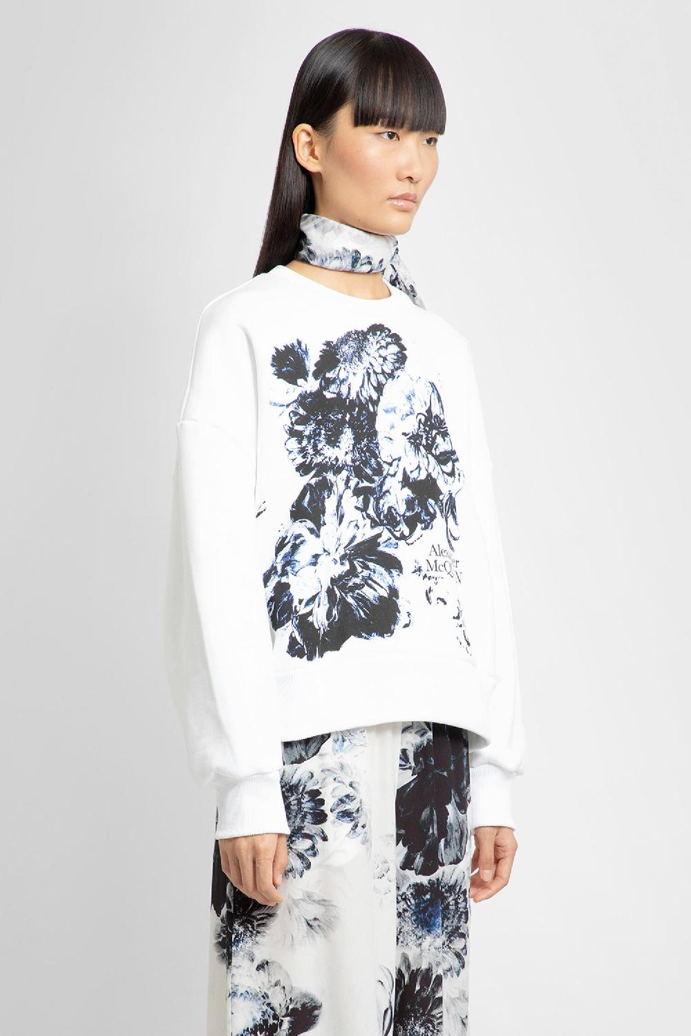 Antonioli ALEXANDER MCQUEEN WOMAN WHITE SWEATSHIRTS Italia