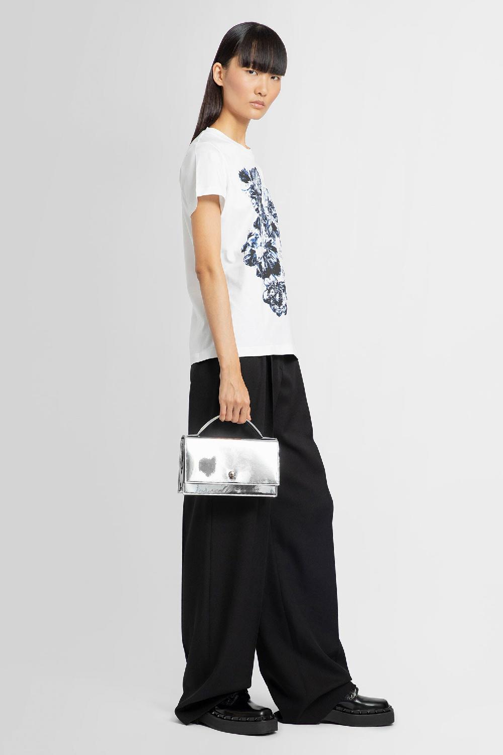 Antonioli ALEXANDER MCQUEEN WOMAN WHITE T-SHIRTS & TANK TOPS 2025