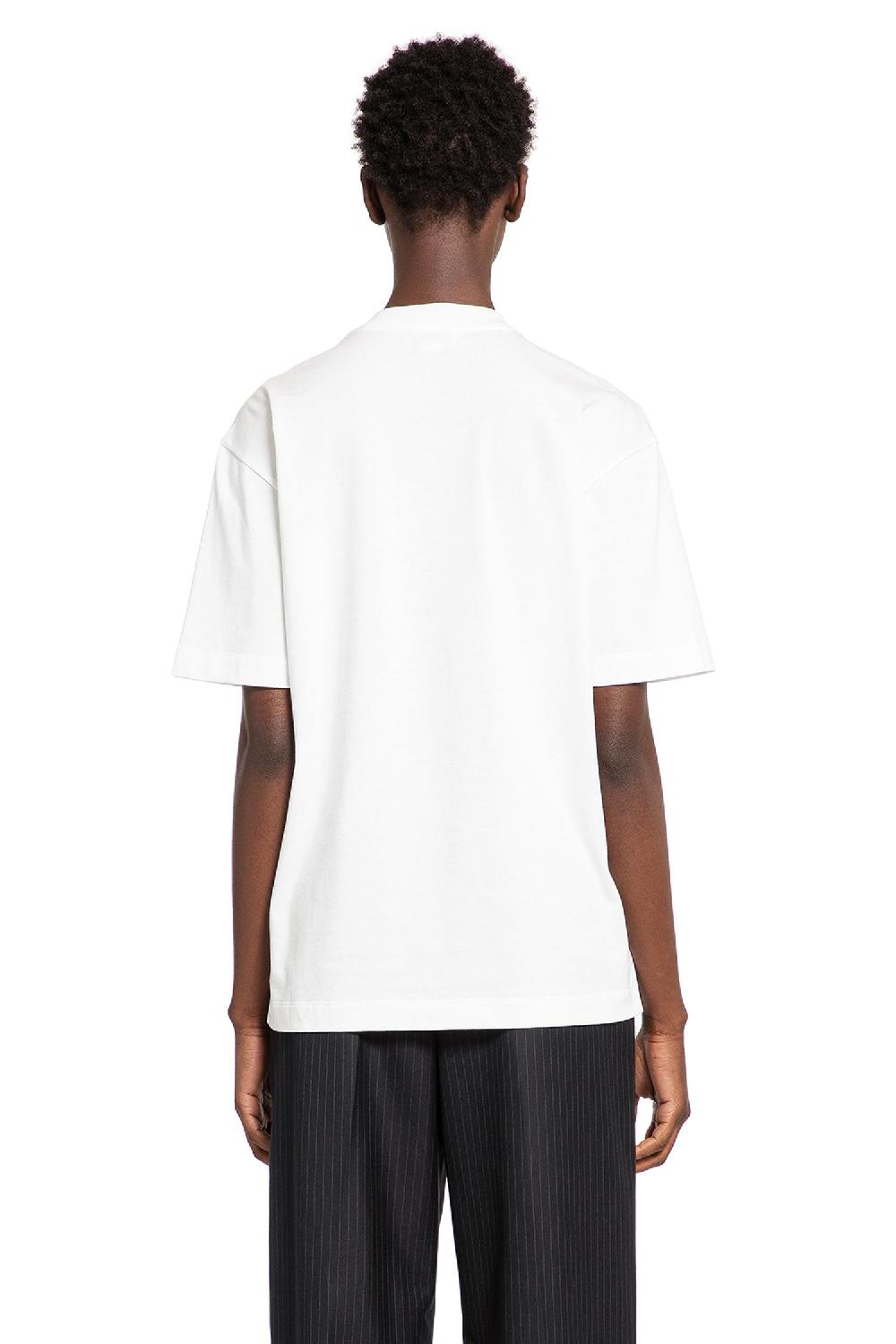 Antonioli ALEXANDER MCQUEEN WOMAN WHITE T-SHIRTS & TANK TOPS In Linea