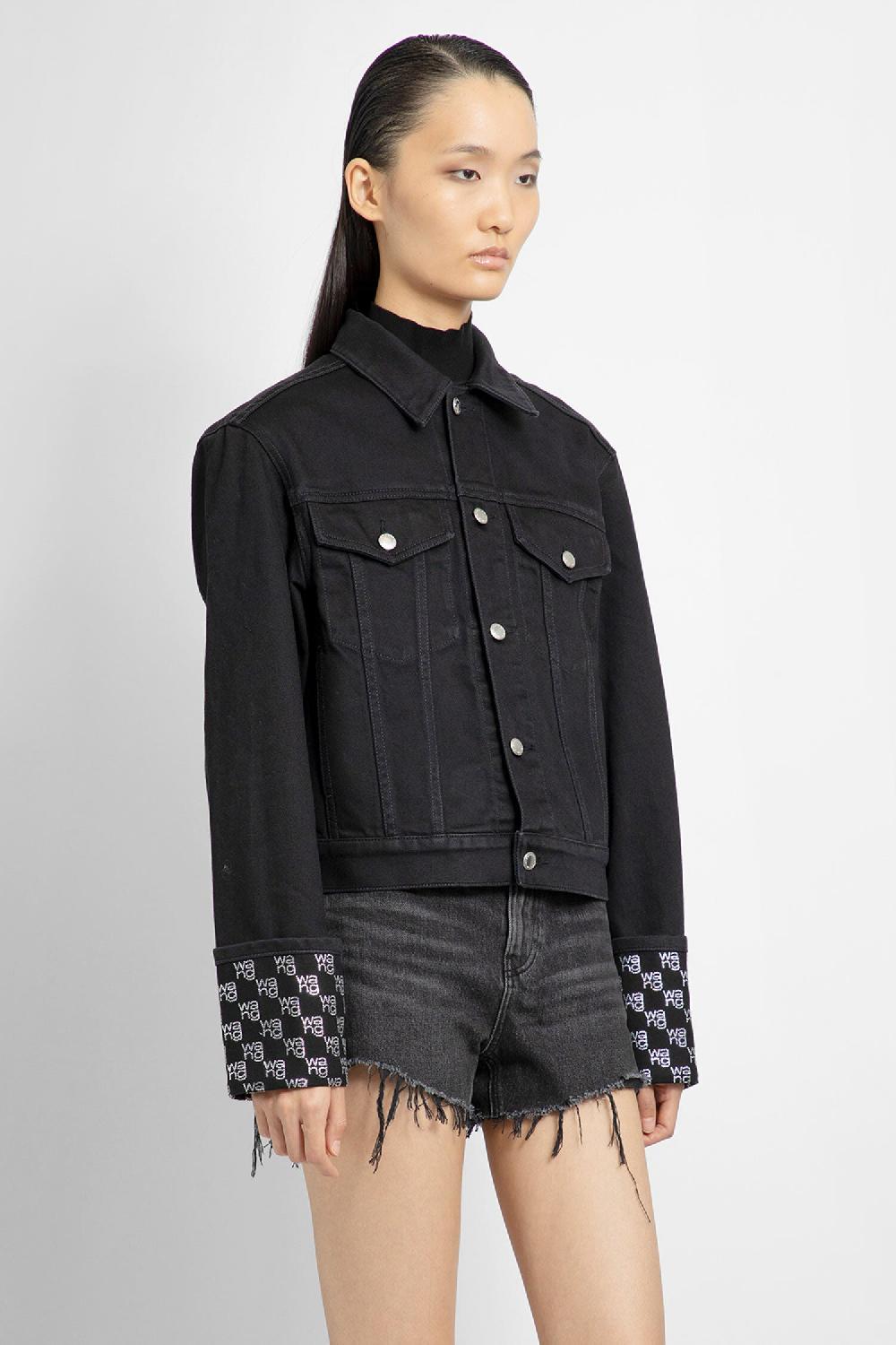Antonioli ALEXANDER WANG WOMAN BLACK JACKETS Qualità Garantita