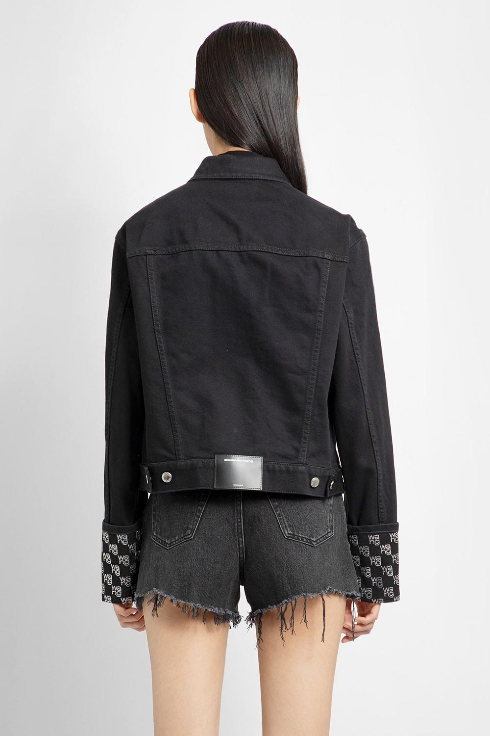 Antonioli ALEXANDER WANG WOMAN BLACK JACKETS Qualità Garantita