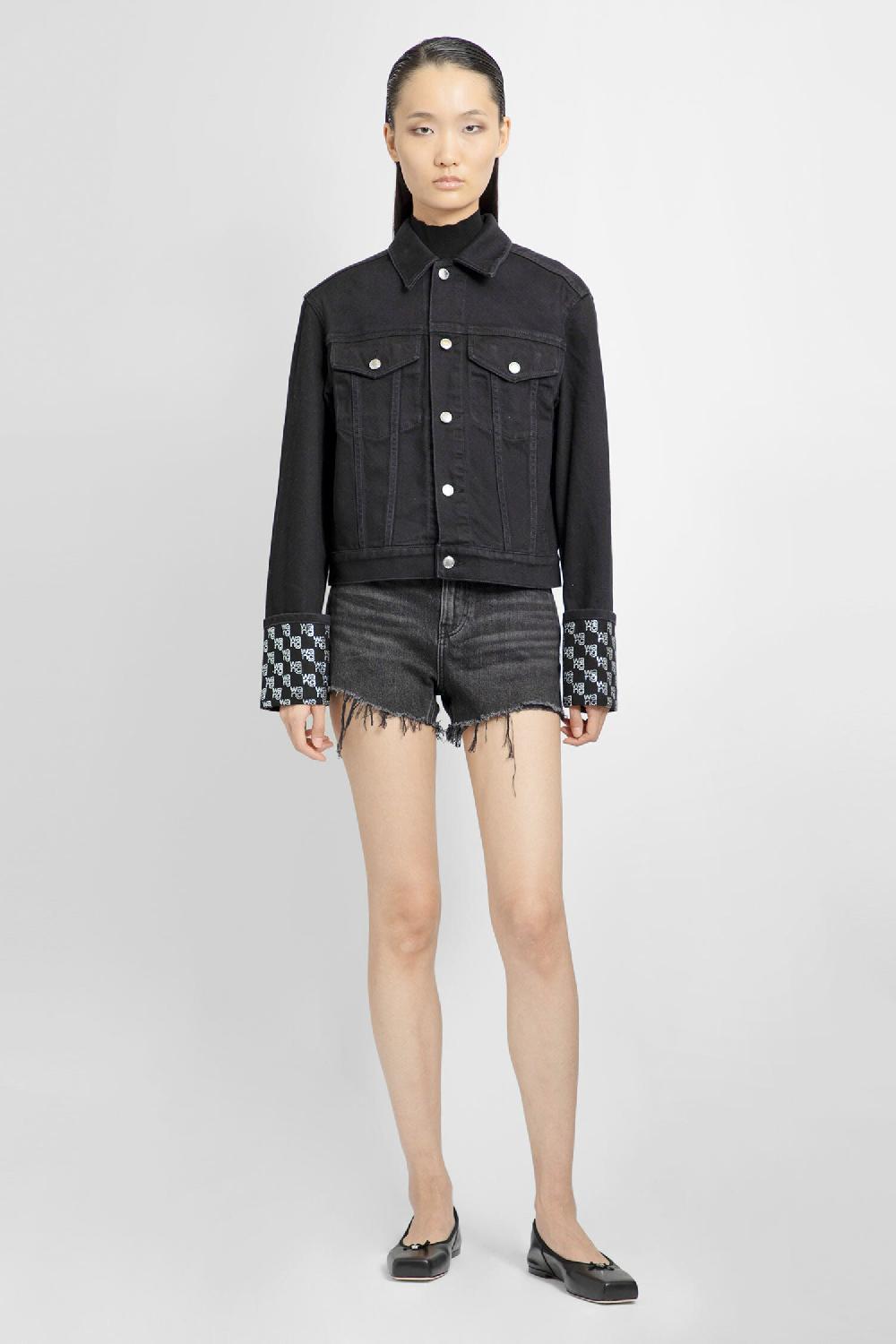 Antonioli ALEXANDER WANG WOMAN BLACK JACKETS Qualità Garantita