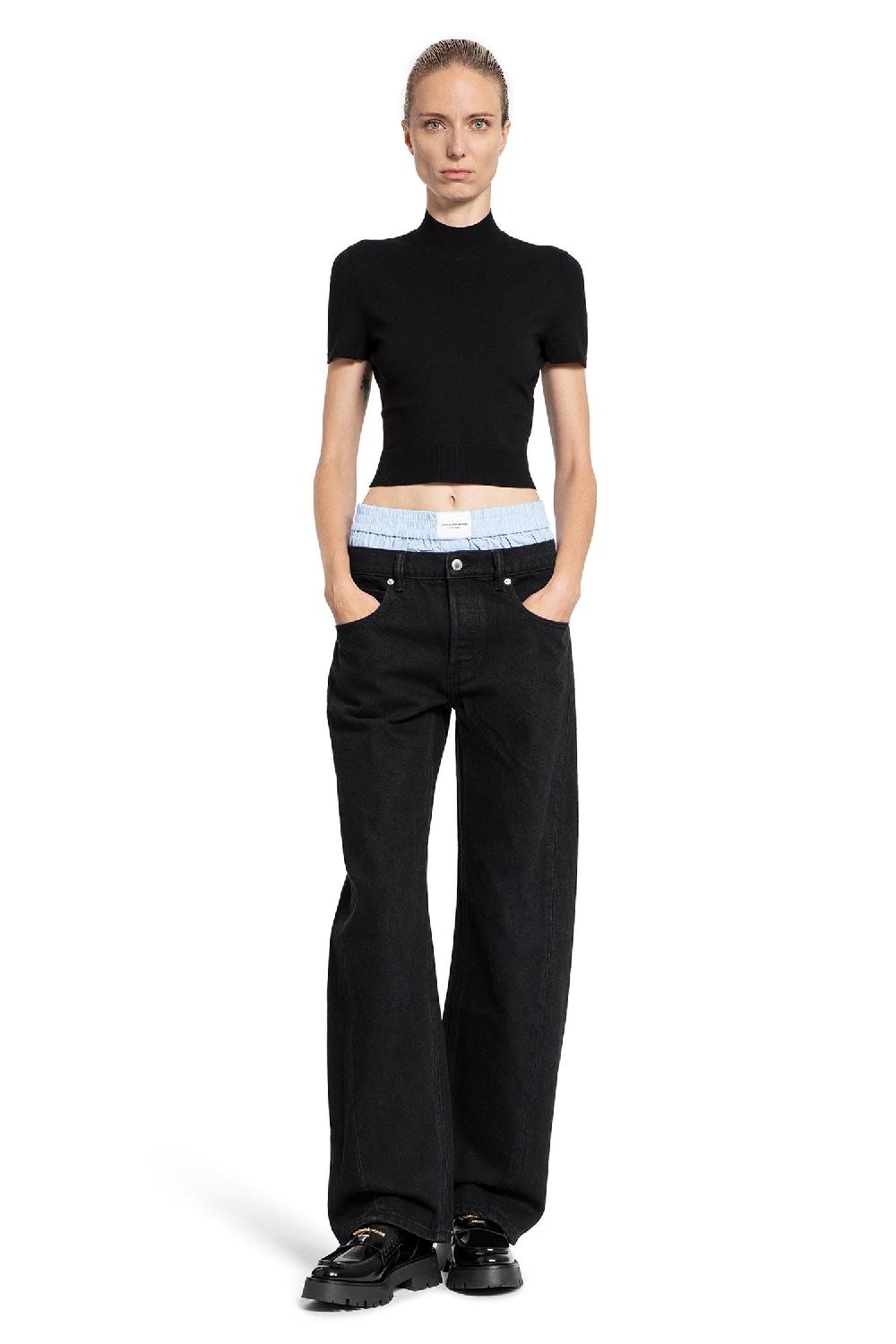 Antonioli ALEXANDER WANG WOMAN BLACK JEANS Negozi Online