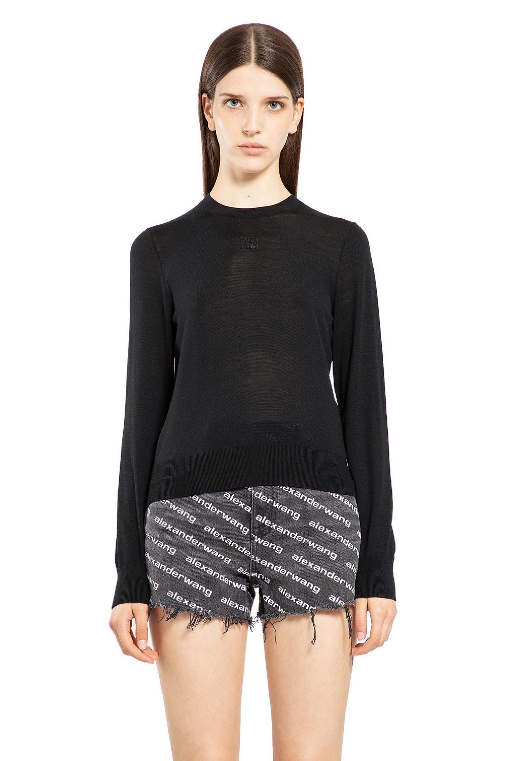 Antonioli ALEXANDER WANG WOMAN BLACK KNITWEAR Acquista Ora