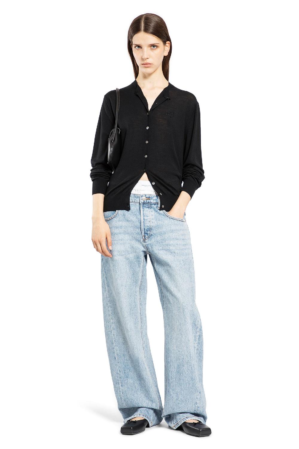Antonioli ALEXANDER WANG WOMAN BLACK KNITWEAR Consegna Veloce