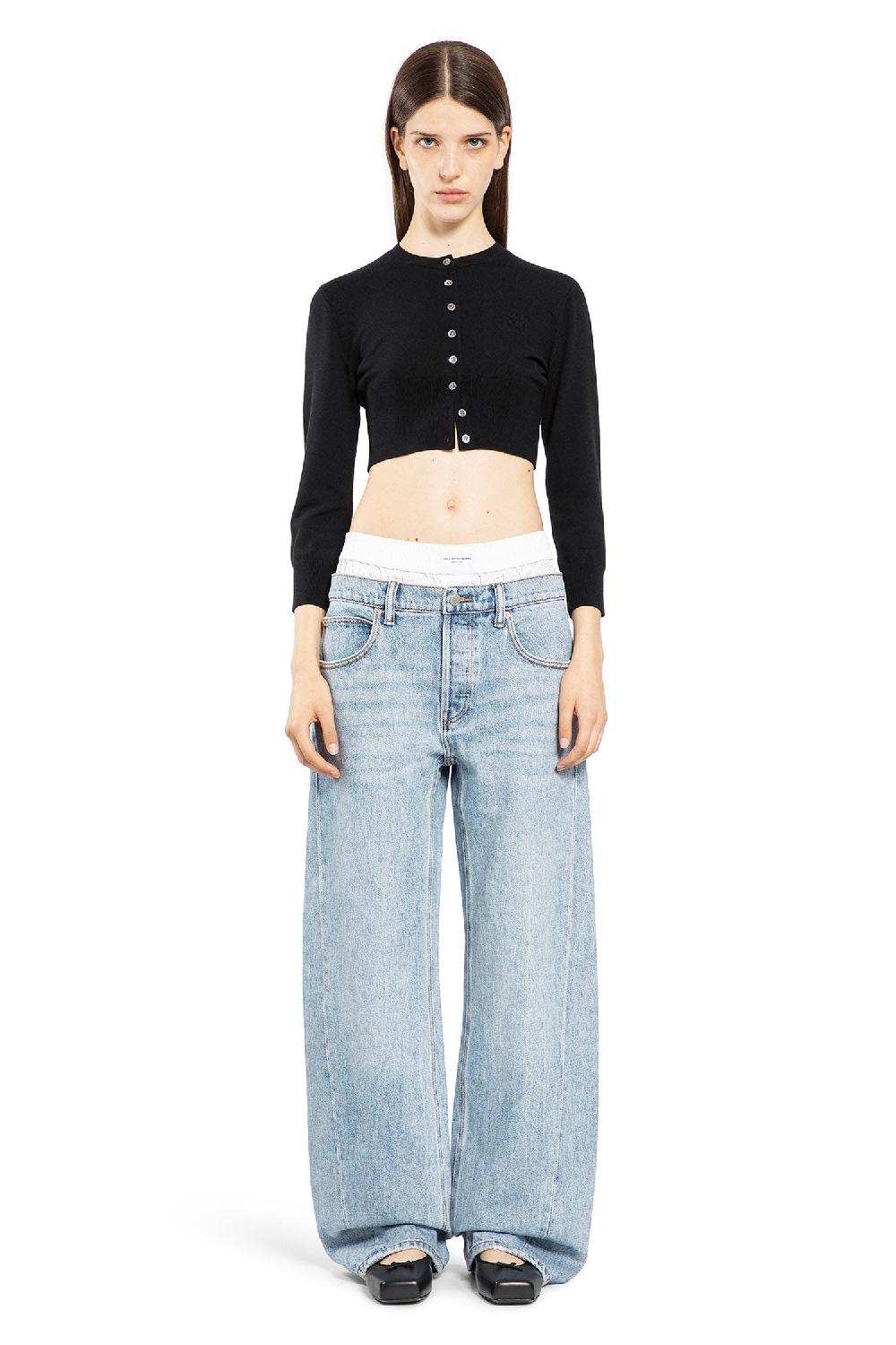 Antonioli ALEXANDER WANG WOMAN BLACK KNITWEAR Promozione Limitata