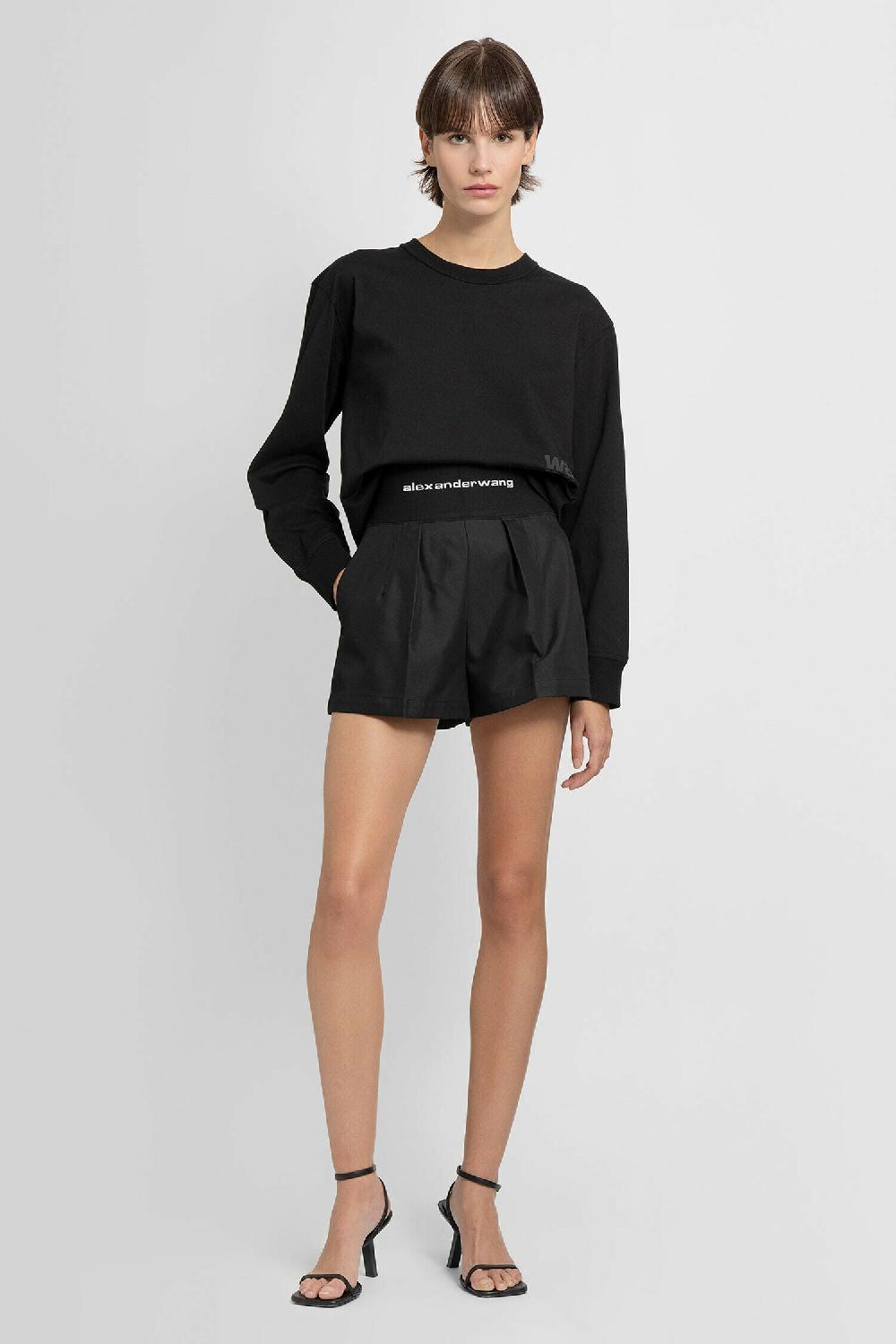 Antonioli ALEXANDER WANG WOMAN BLACK SHORTS Affare Del Giorno