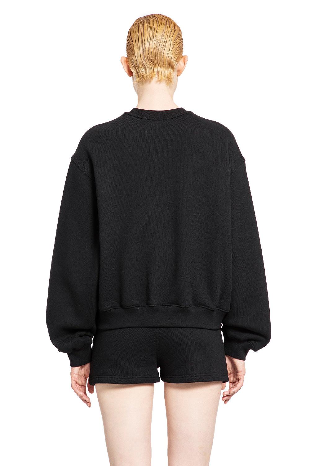Antonioli ALEXANDER WANG WOMAN BLACK SWEATSHIRTS Convenienza