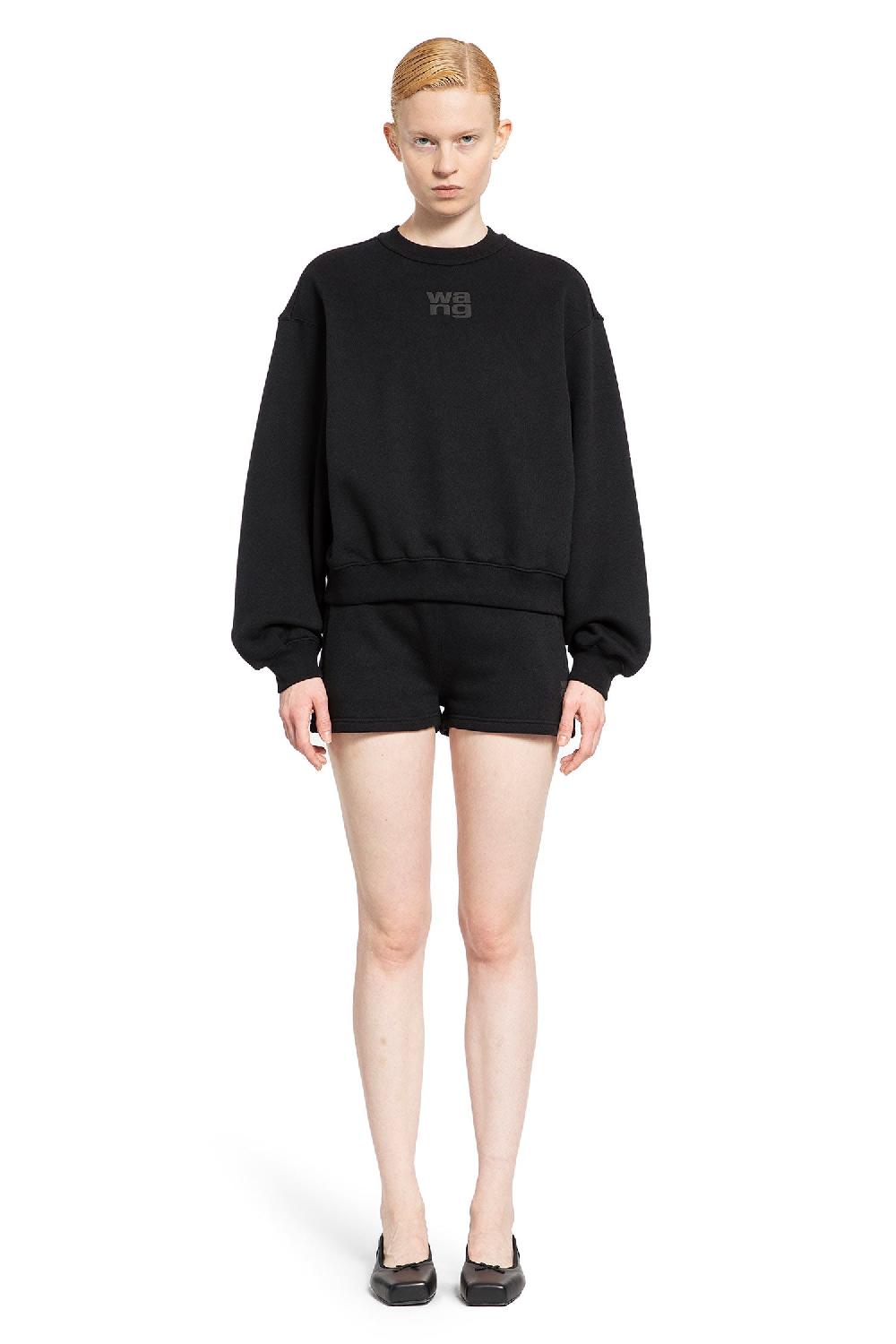 Antonioli ALEXANDER WANG WOMAN BLACK SWEATSHIRTS Convenienza