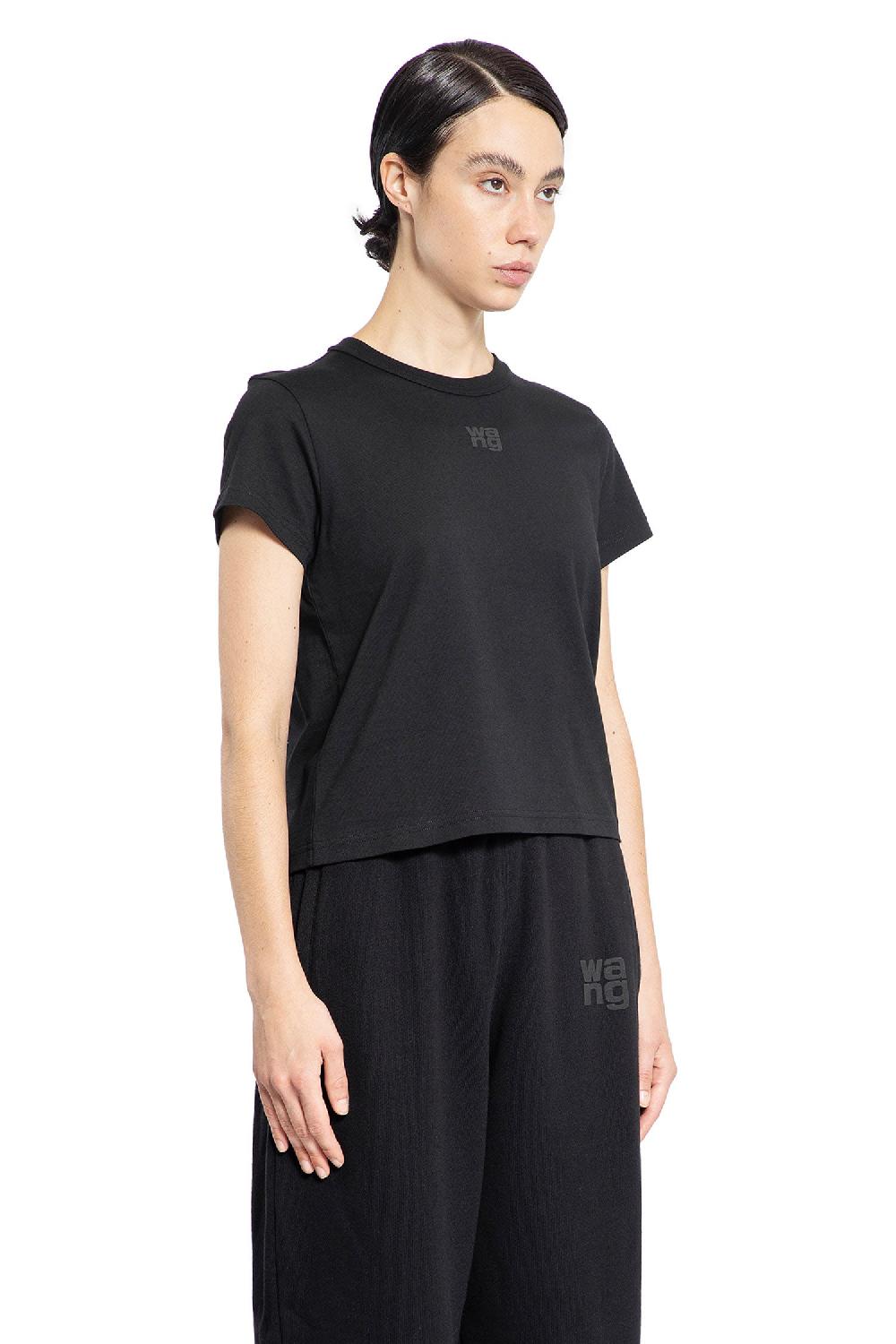 Antonioli ALEXANDER WANG WOMAN BLACK T-SHIRTS & TANK TOPS Offerta