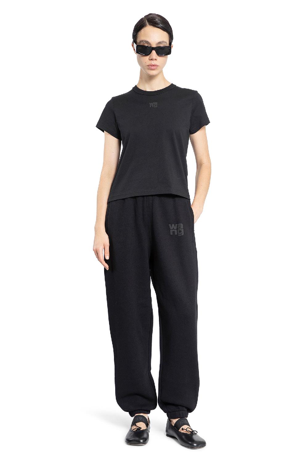 Antonioli ALEXANDER WANG WOMAN BLACK T-SHIRTS & TANK TOPS Offerta