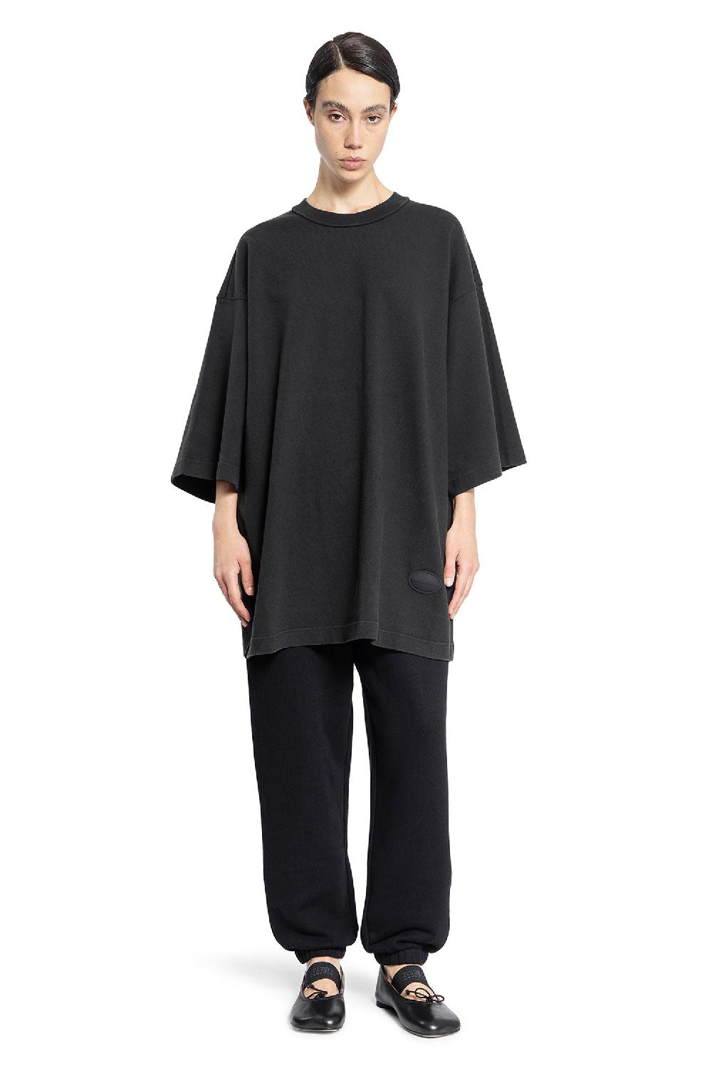 Antonioli ALEXANDER WANG WOMAN BLACK T-SHIRTS & TANK TOPS Economico
