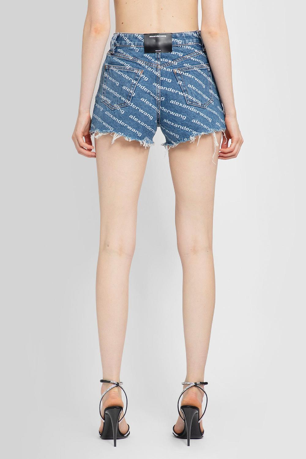 Antonioli ALEXANDER WANG WOMAN BLUE SHORTS Hotsell