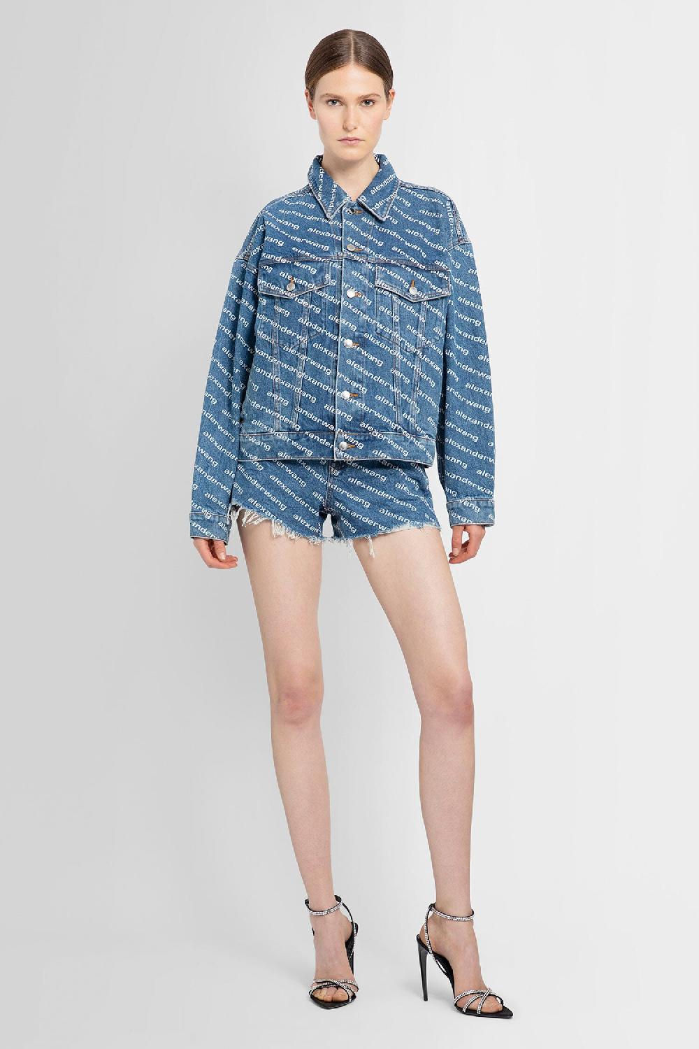Antonioli ALEXANDER WANG WOMAN BLUE SHORTS Hotsell