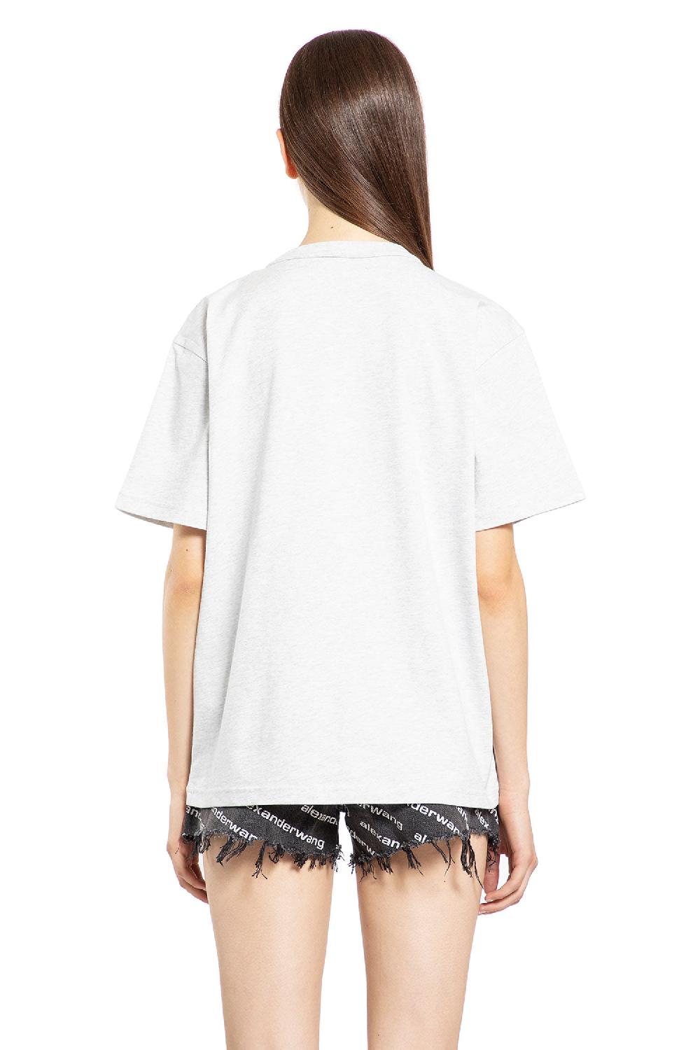 Antonioli ALEXANDER WANG WOMAN GREY T-SHIRTS & TANK TOPS Sconti VIP
