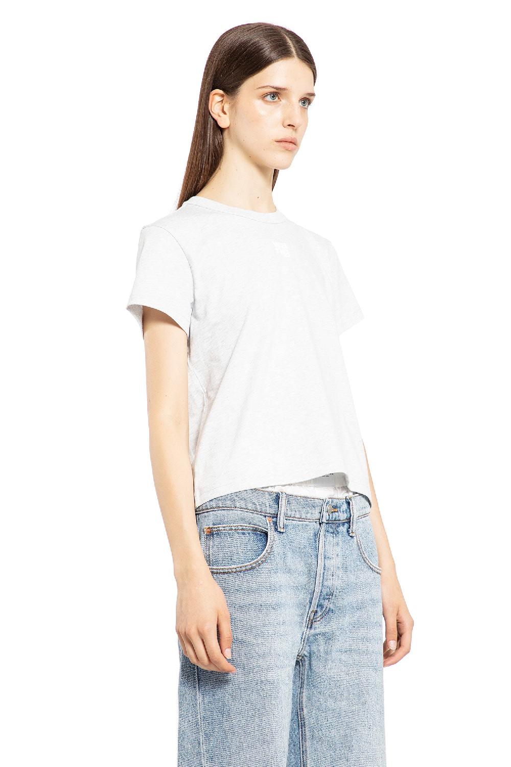 Antonioli ALEXANDER WANG WOMAN GREY T-SHIRTS & TANK TOPS Prezzo basso