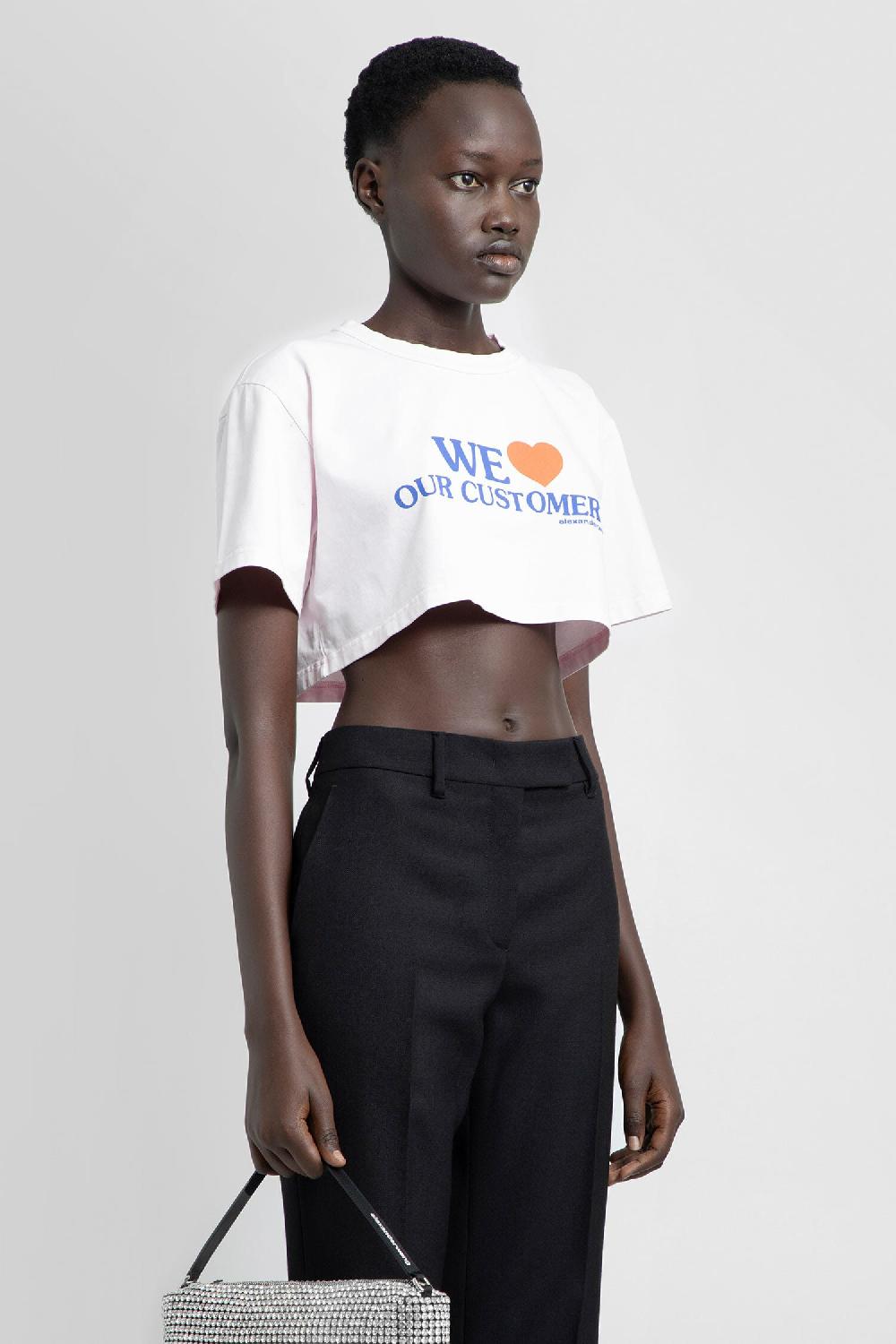 Antonioli ALEXANDER WANG WOMAN PINK T-SHIRTS & TANK TOPS Rilascio limitato
