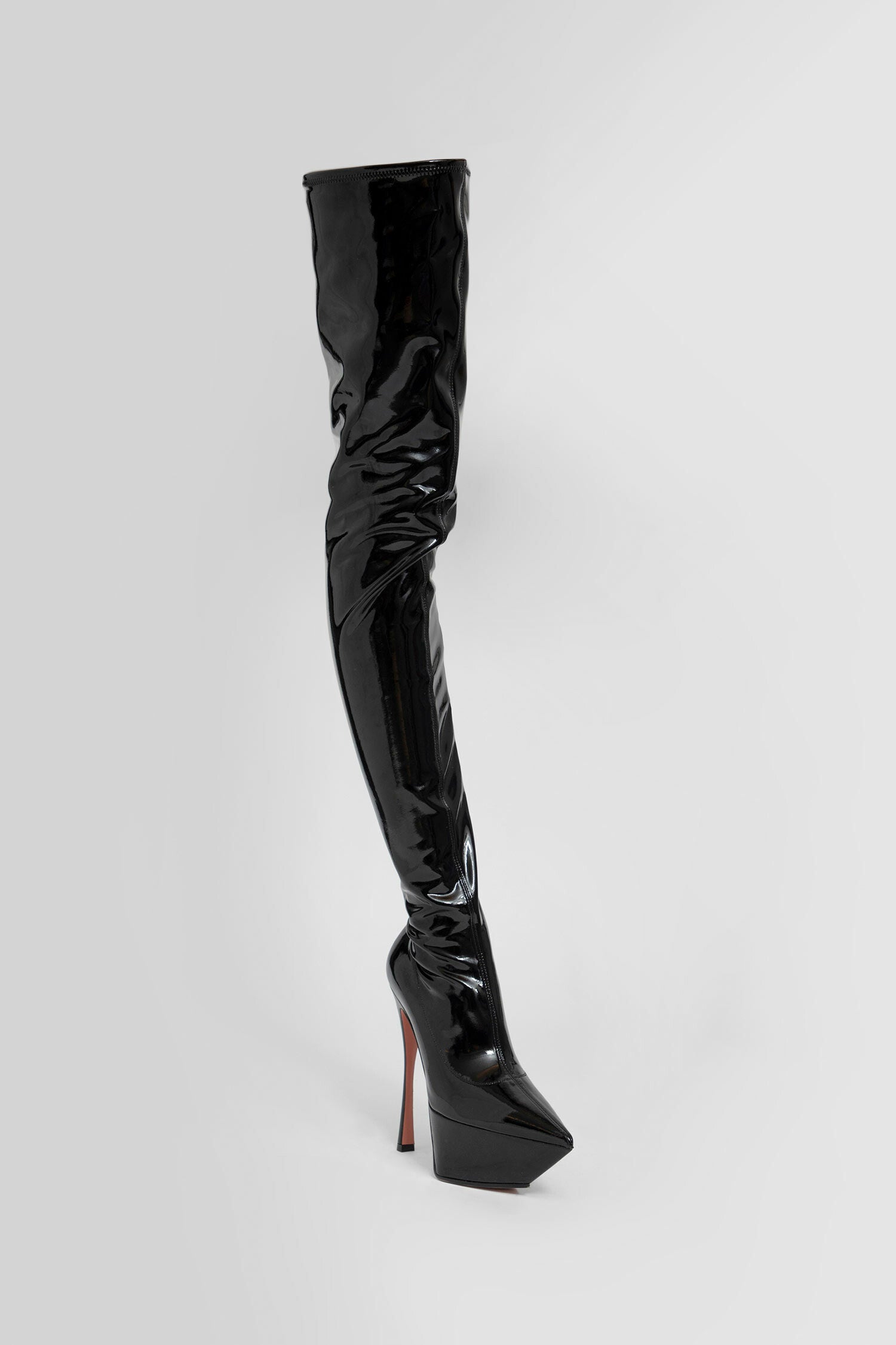 Antonioli AMINA MUADDI WOMAN BLACK BOOTS Sostegno trimestrale