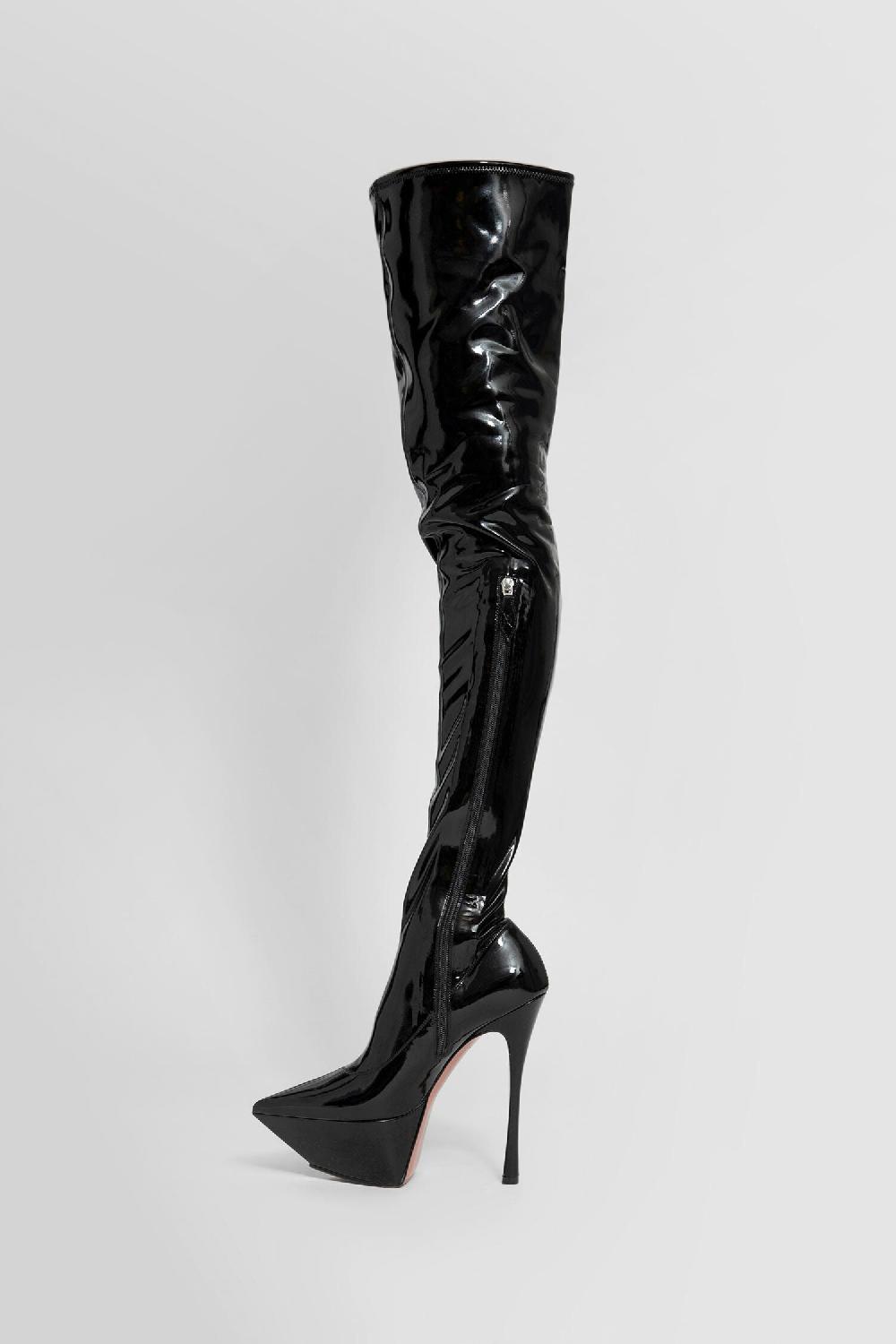 Antonioli AMINA MUADDI WOMAN BLACK BOOTS Sostegno trimestrale