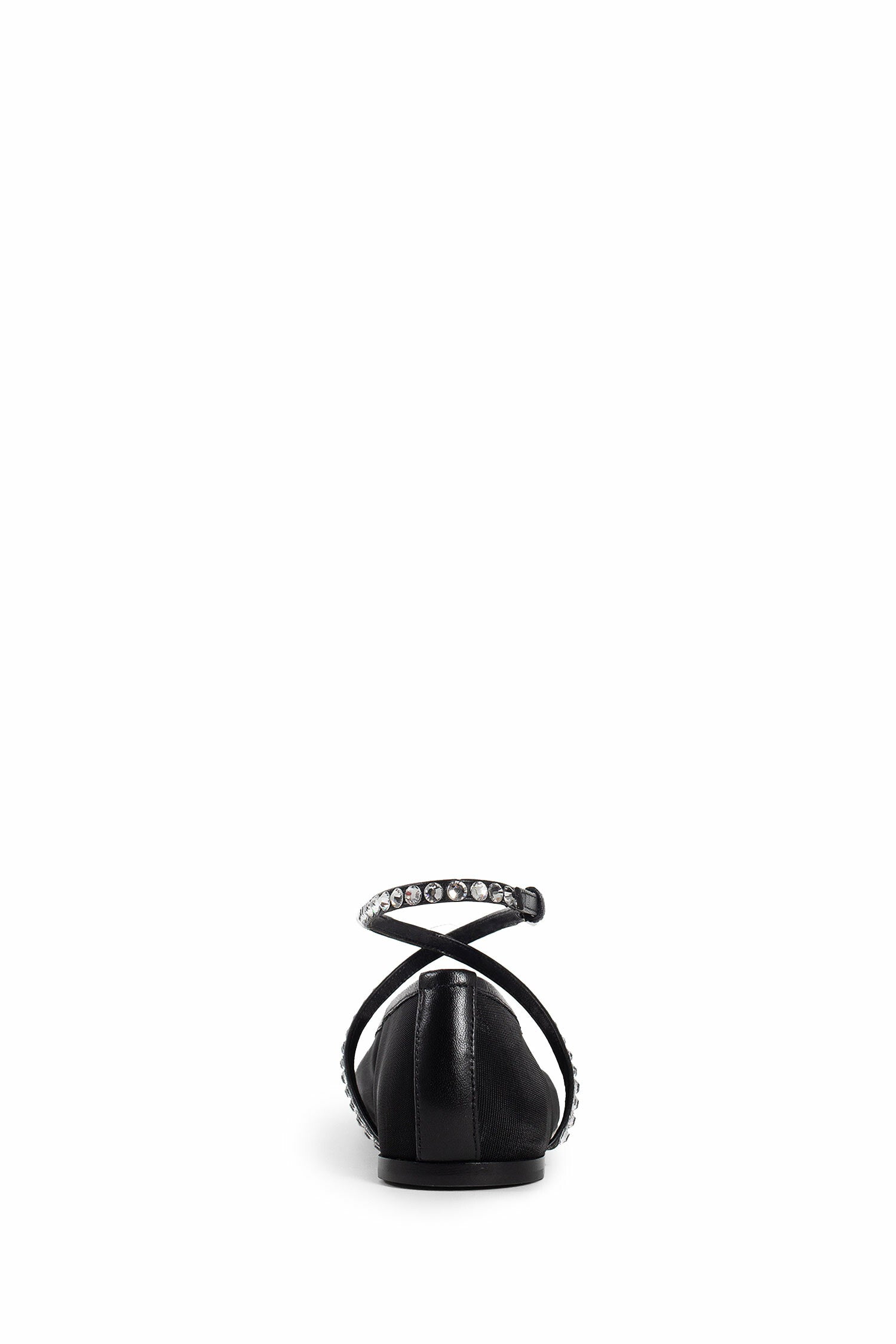 Antonioli AMINA MUADDI WOMAN BLACK FLATS Super sconto