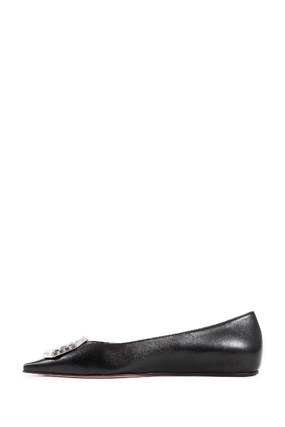 Antonioli AMINA MUADDI WOMAN BLACK FLATS Enormi sconti