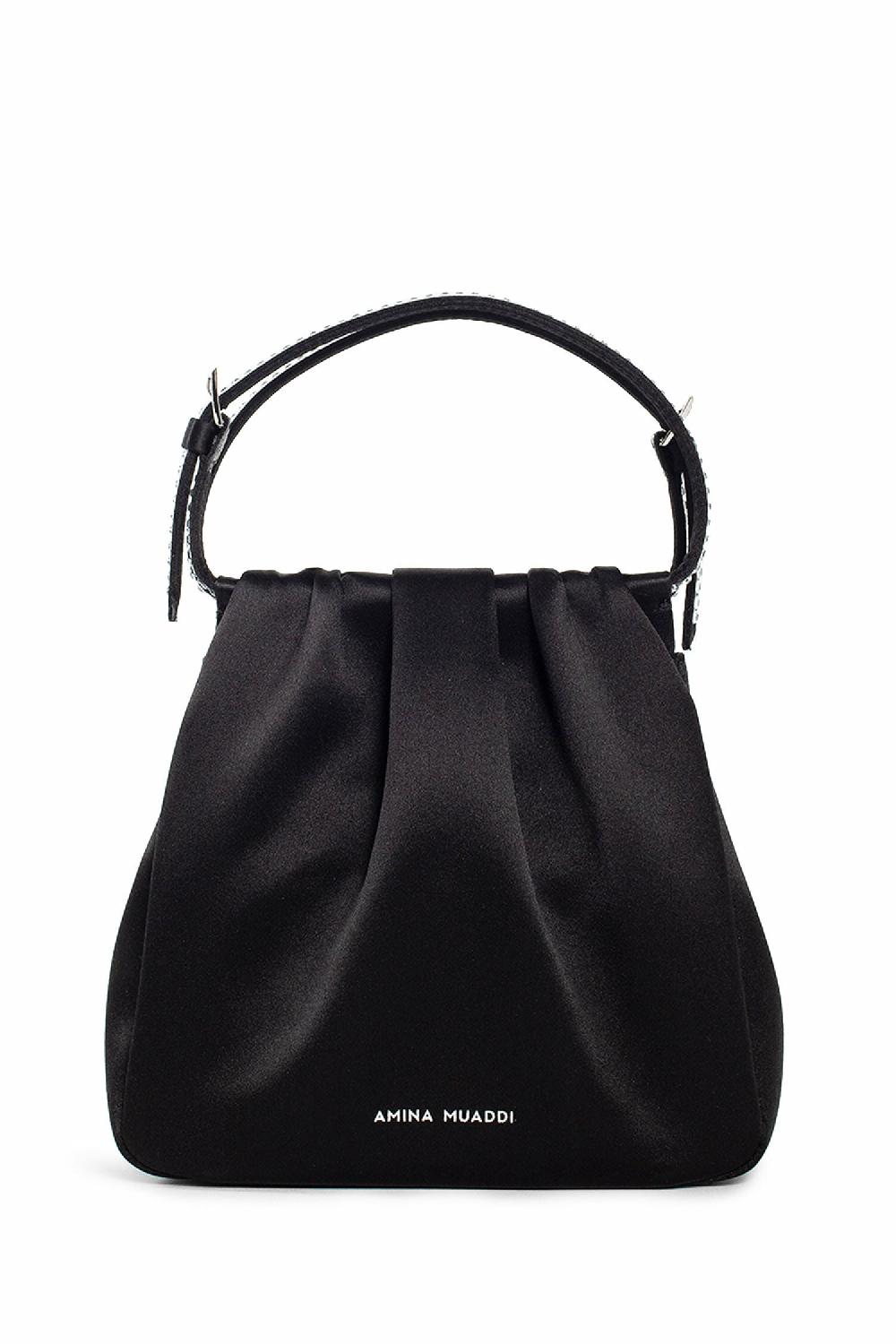 Antonioli AMINA MUADDI WOMAN BLACK MINI BAGS Officina