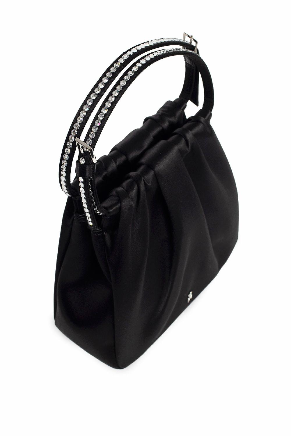 Antonioli AMINA MUADDI WOMAN BLACK MINI BAGS Officina