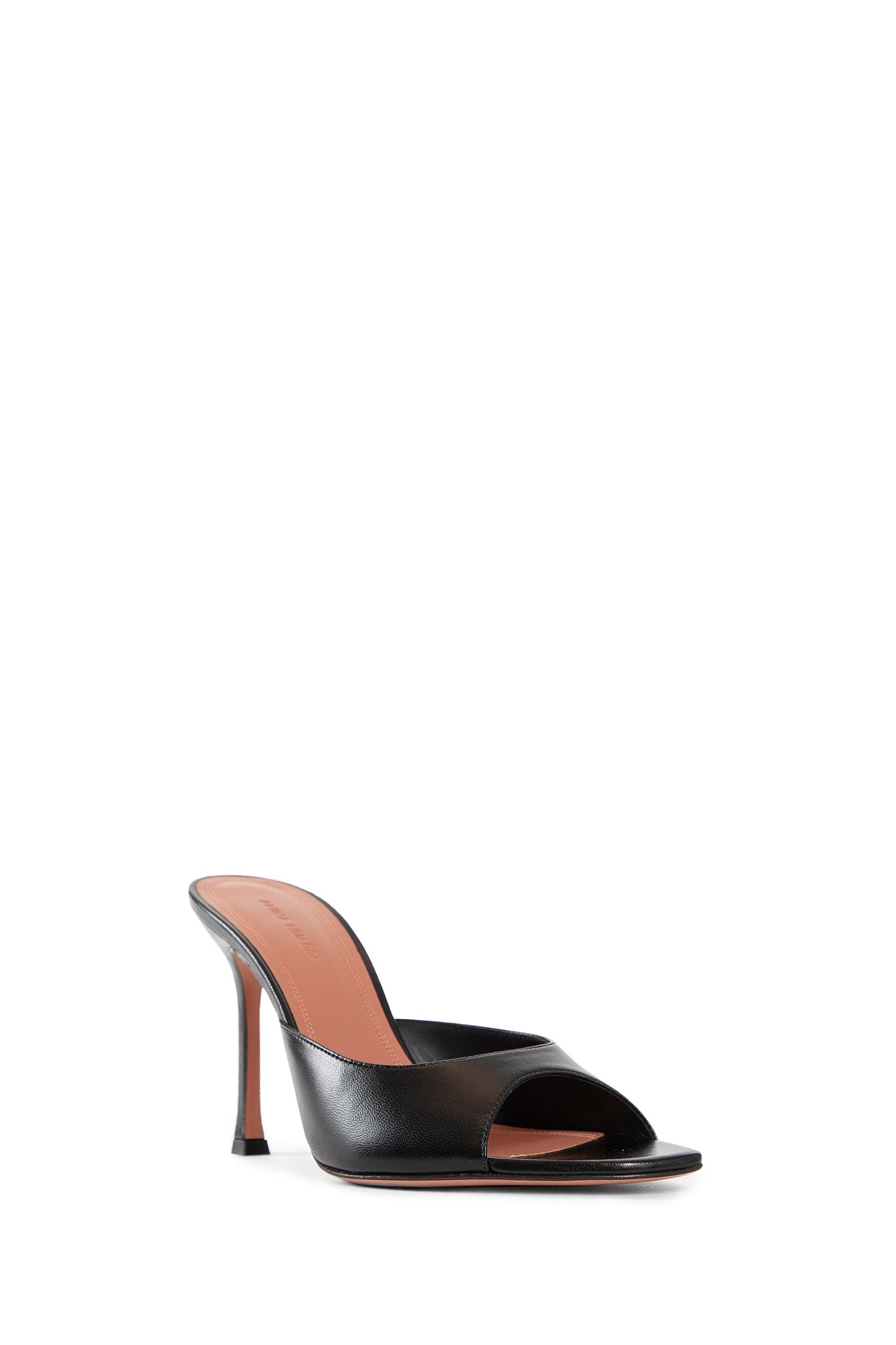 Antonioli AMINA MUADDI WOMAN BLACK SANDALS & SLIDES In Linea