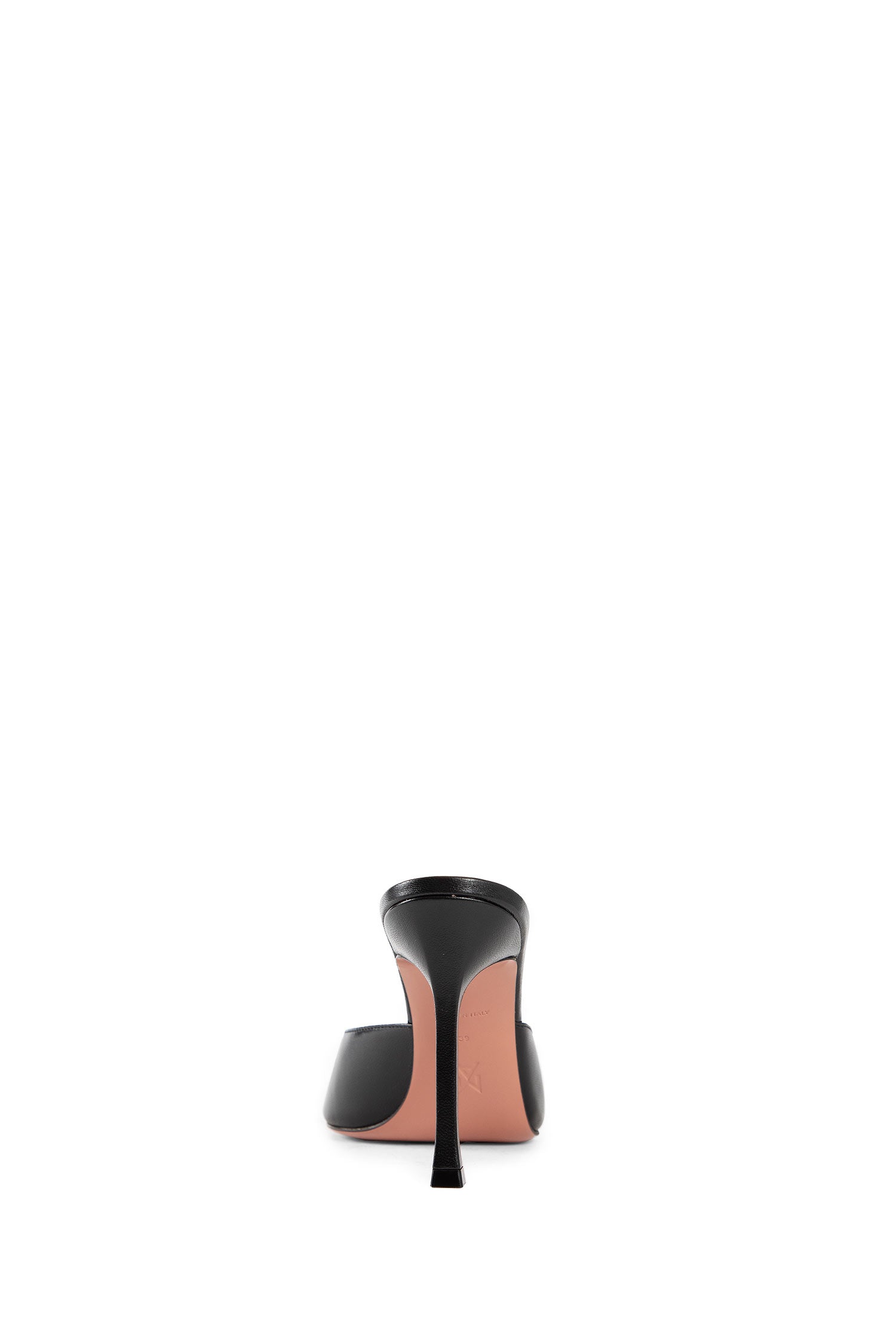 Antonioli AMINA MUADDI WOMAN BLACK SANDALS & SLIDES In Linea
