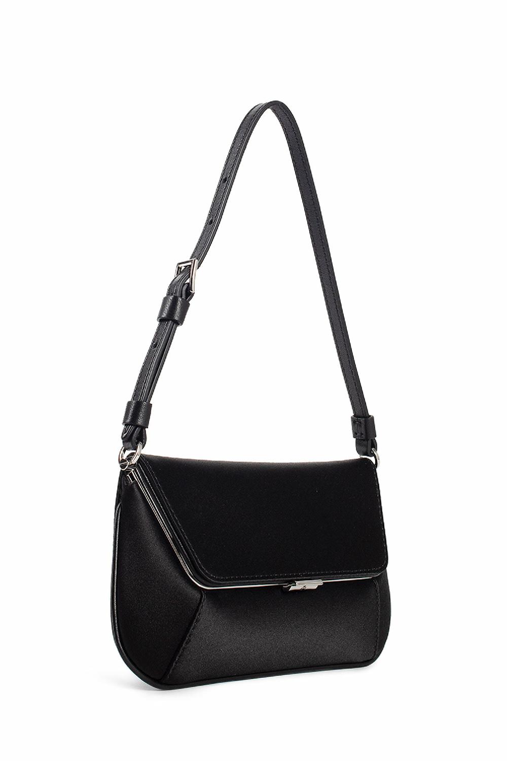 Antonioli AMINA MUADDI WOMAN BLACK SHOULDER BAGS Promozione