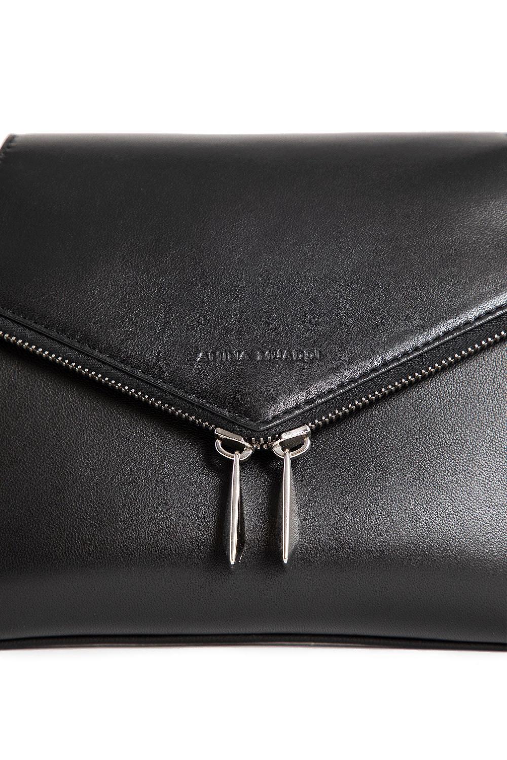Antonioli AMINA MUADDI WOMAN BLACK SHOULDER BAGS Spedizione Gratuita