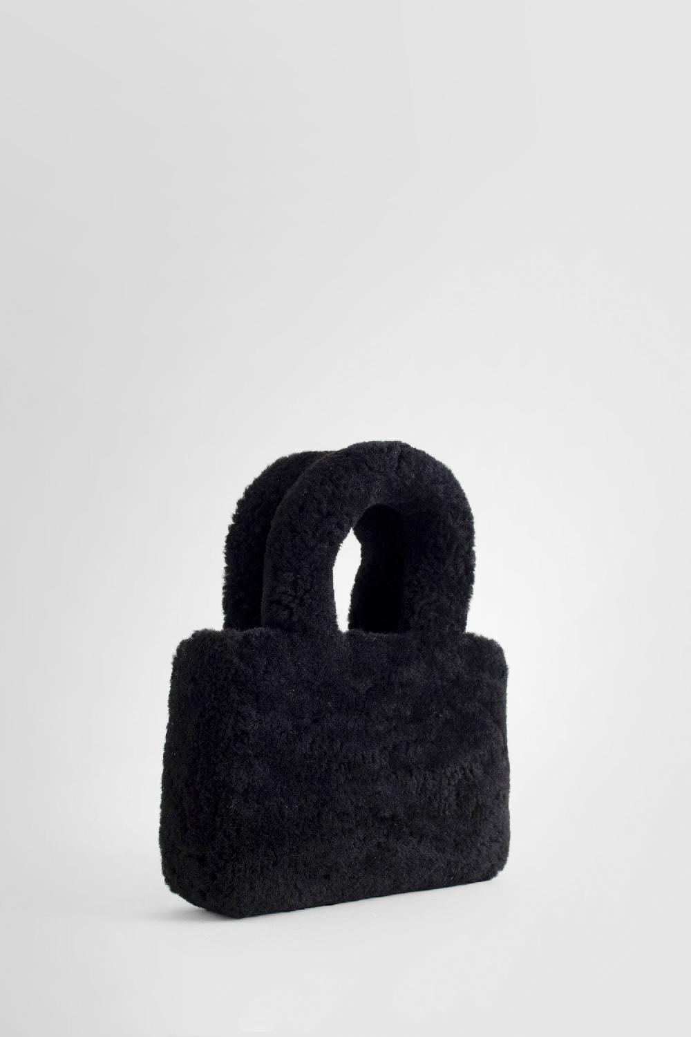 Antonioli AMINA MUADDI WOMAN BLACK TOP HANDLE BAGS Pezzi Unici