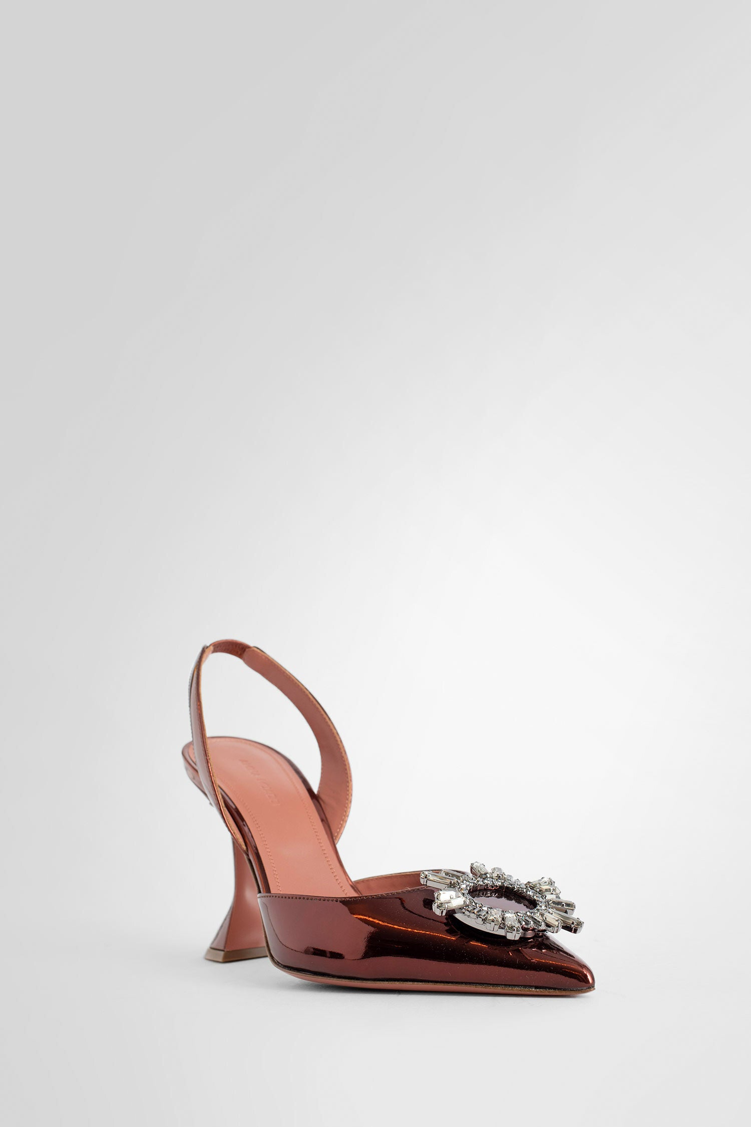 Antonioli AMINA MUADDI WOMAN BROWN PUMPS Acquista Ora