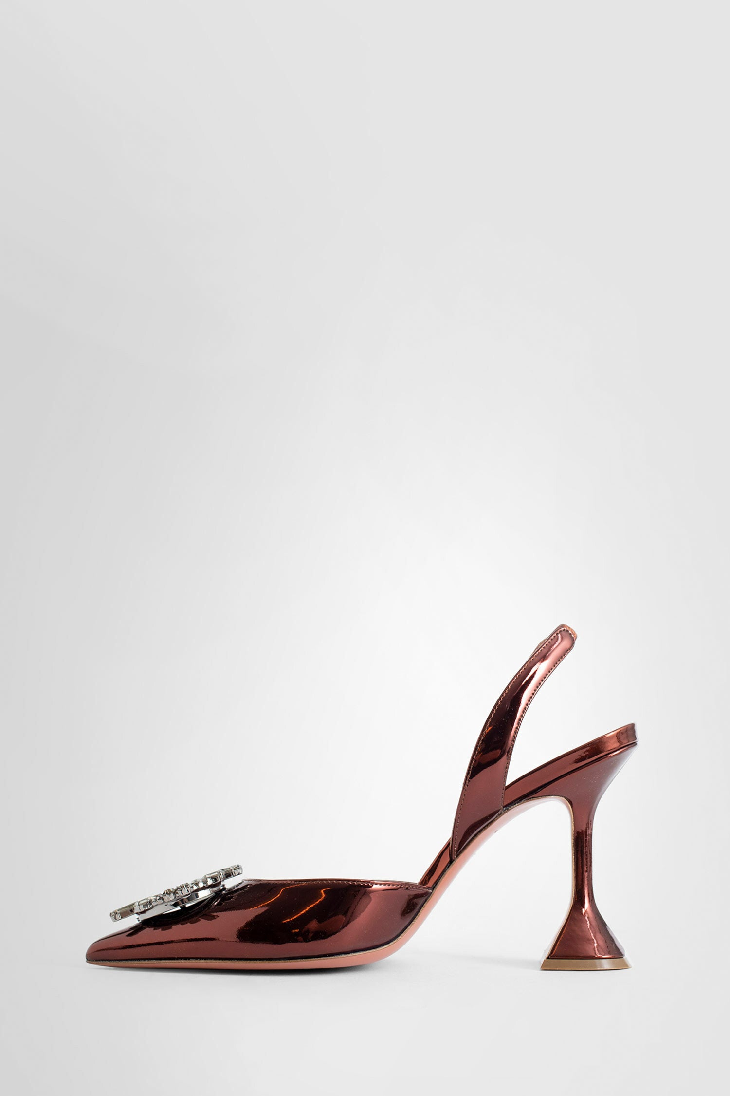 Antonioli AMINA MUADDI WOMAN BROWN PUMPS Acquista Ora