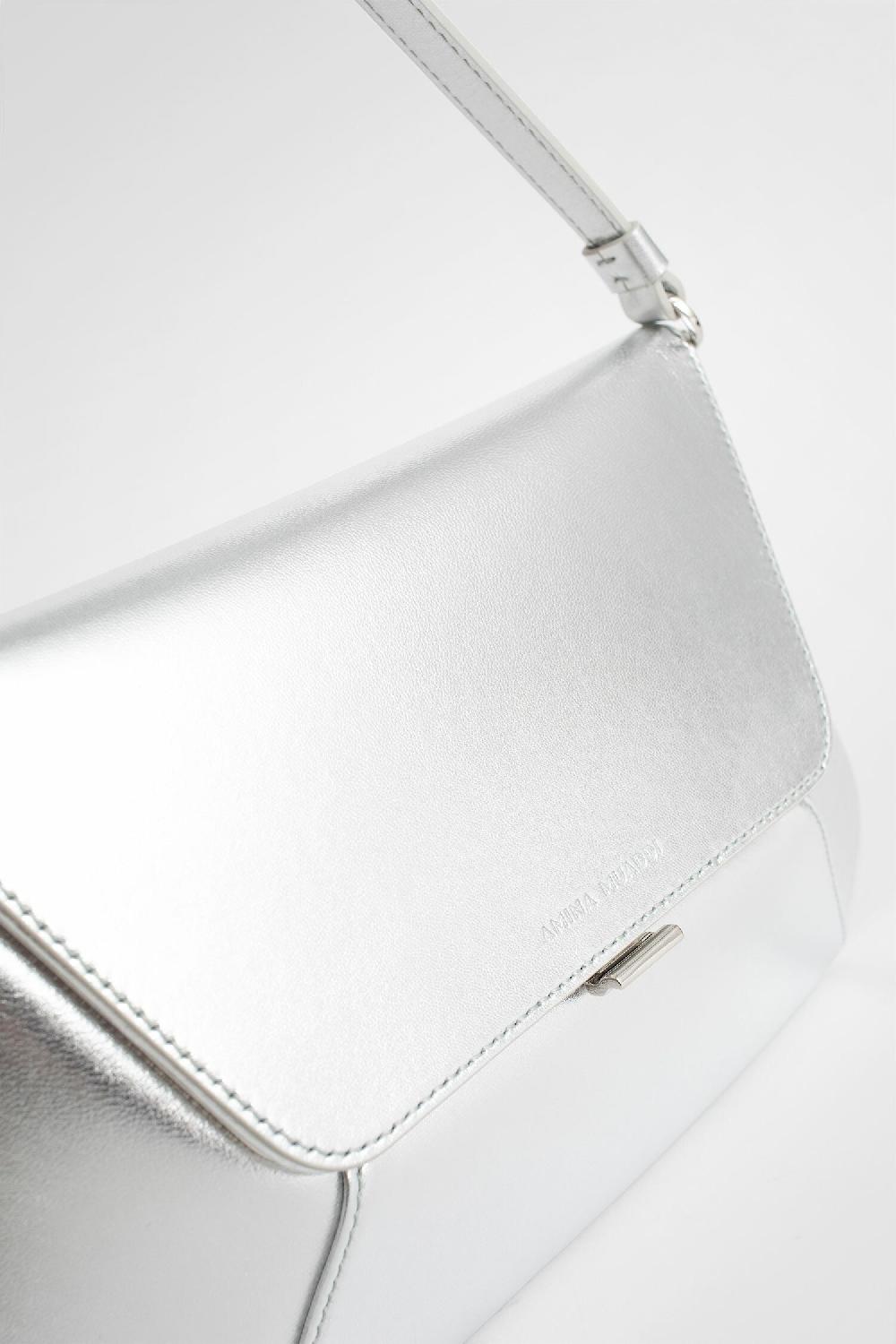 Antonioli AMINA MUADDI WOMAN SILVER SHOULDER BAGS Sconto di tempo limitato
