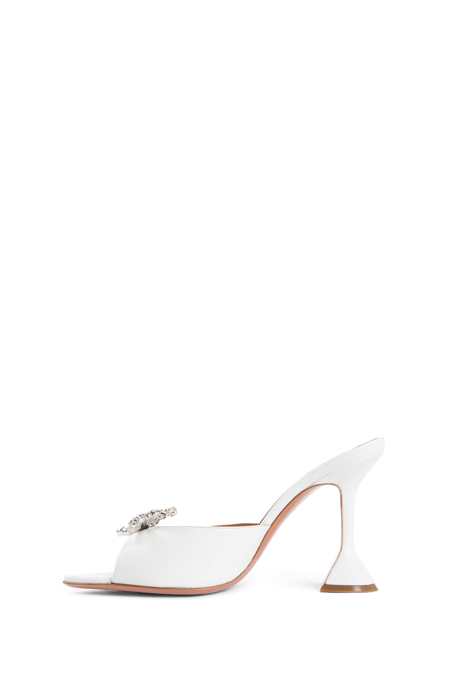 Antonioli AMINA MUADDI WOMAN WHITE SANDALS & SLIDES Negozio online di fabbrica