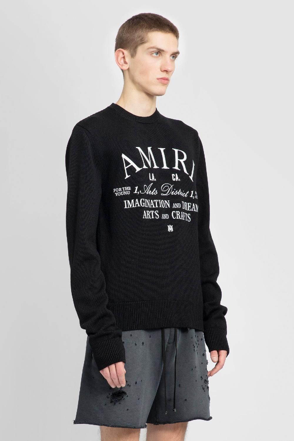 Antonioli AMIRI MAN BLACK KNITWEAR Offerta natalizia