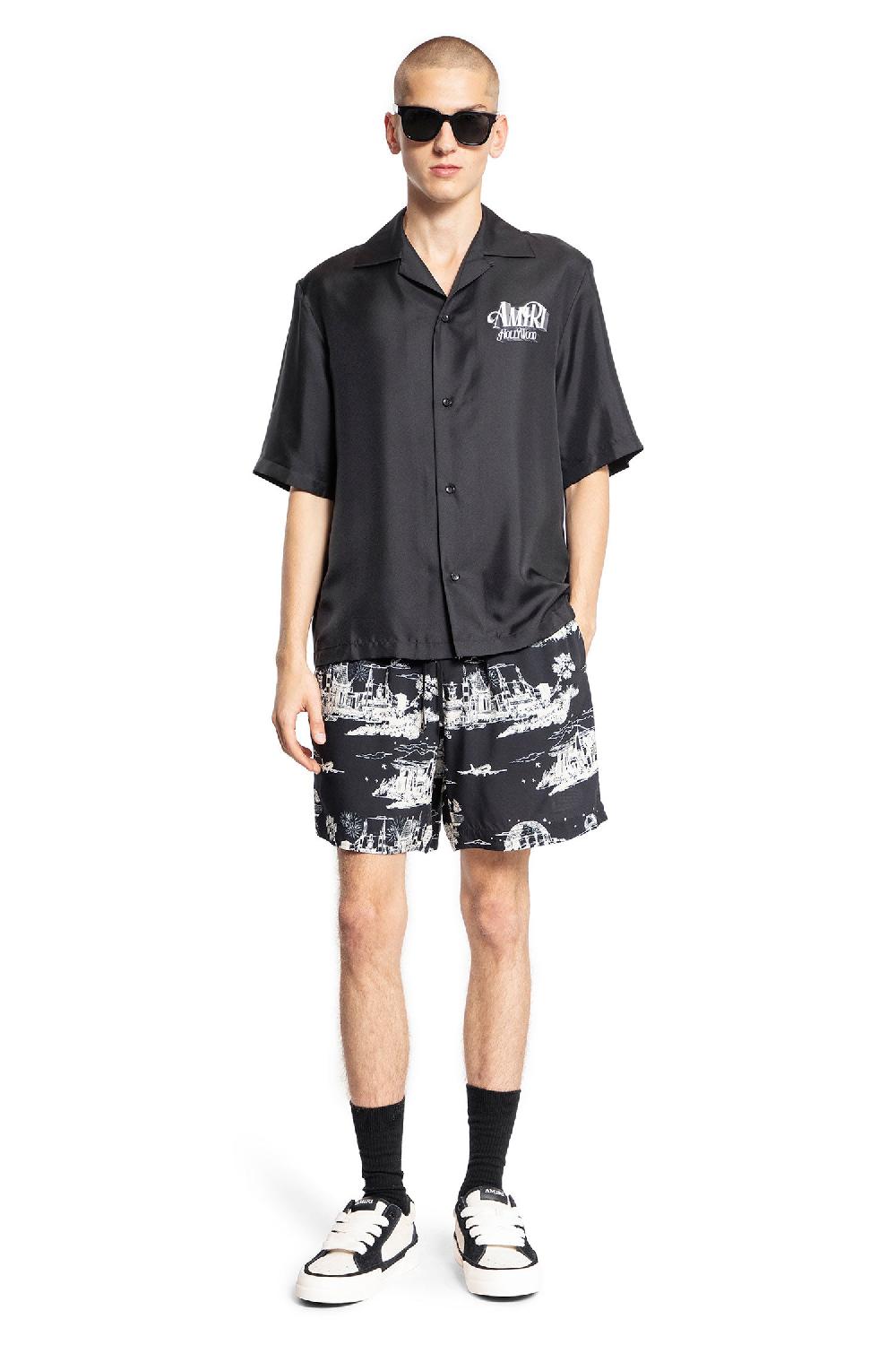 Antonioli AMIRI MAN BLACK SHORTS & SKIRTS Offerta temporanea
