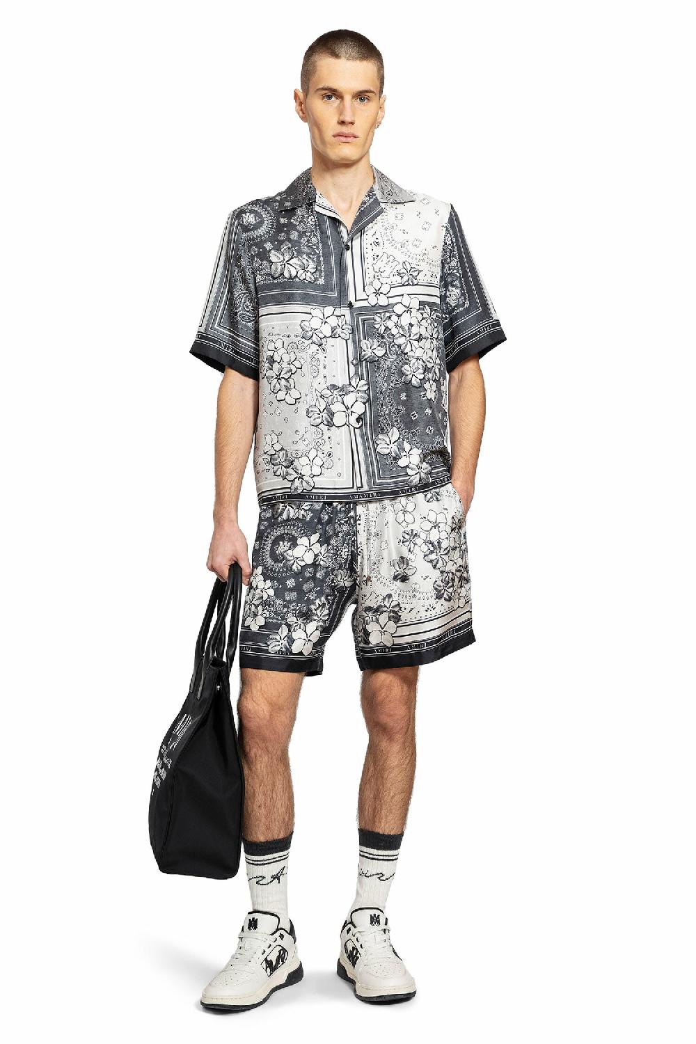 Antonioli AMIRI MAN BLACK&WHITE SHORTS & SKIRTS Enormi sconti