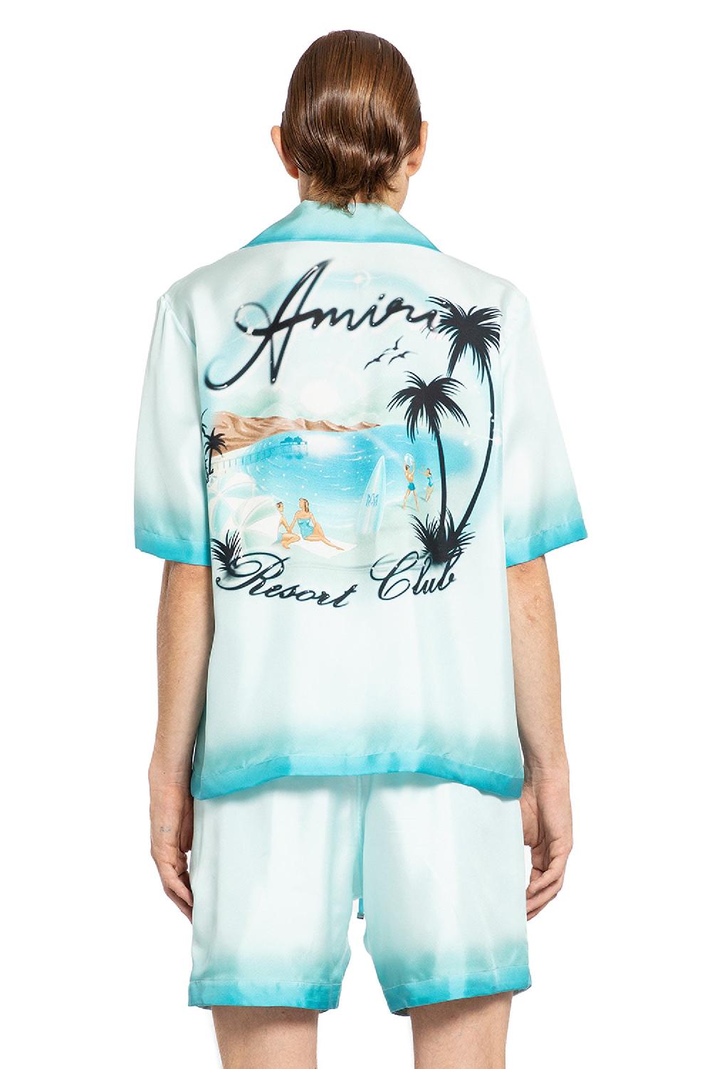 Antonioli AMIRI MAN BLUE SHIRTS Italy